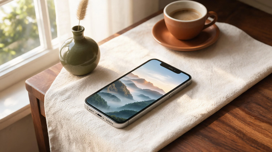 Beautiful nature wallpaper iPhone featuring a peaceful 4K landscape with warm natural tones and a calm aesthetic atmosphere [9275206533269]