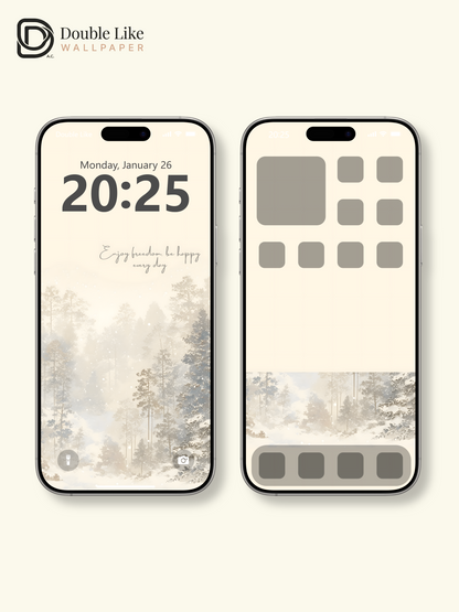 Vol.02 Aesthetic Watercolor City & Botanical Flower Art Wallpaper Pack [#WGP002]