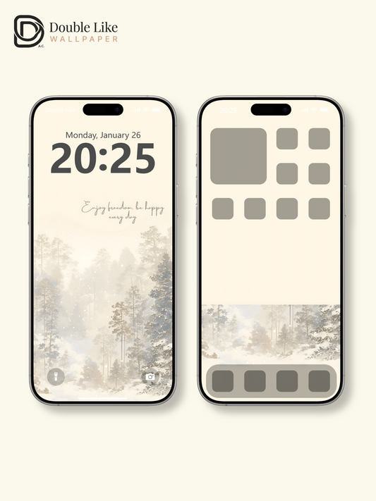 Vol.02 Aesthetic Watercolor City & Botanical Flower Art Wallpaper Pack [#WGP002]