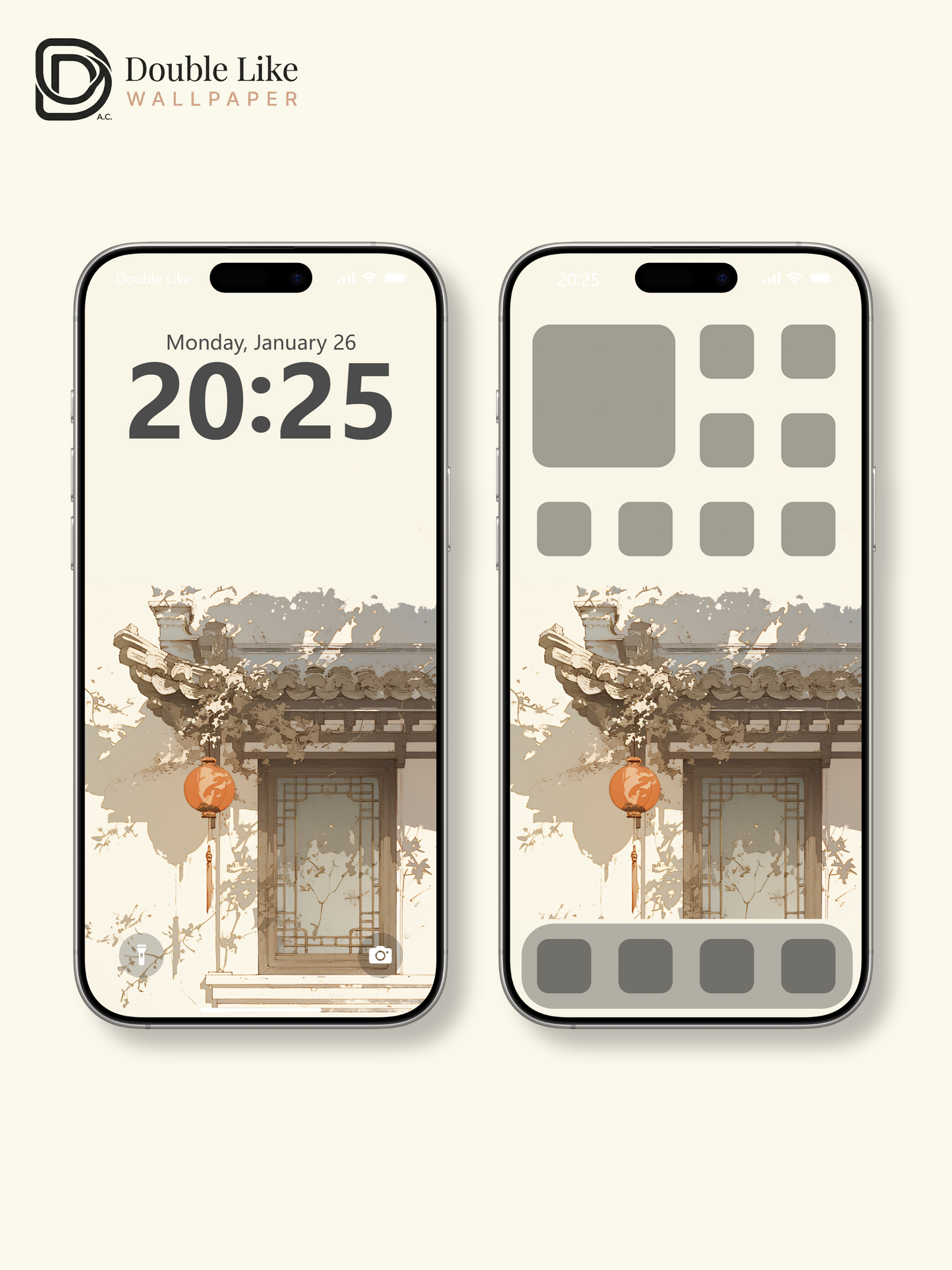 Vol.08 Aesthetic Watercolor City & Botanical Flower Art Wallpaper Pack [#WGP008]