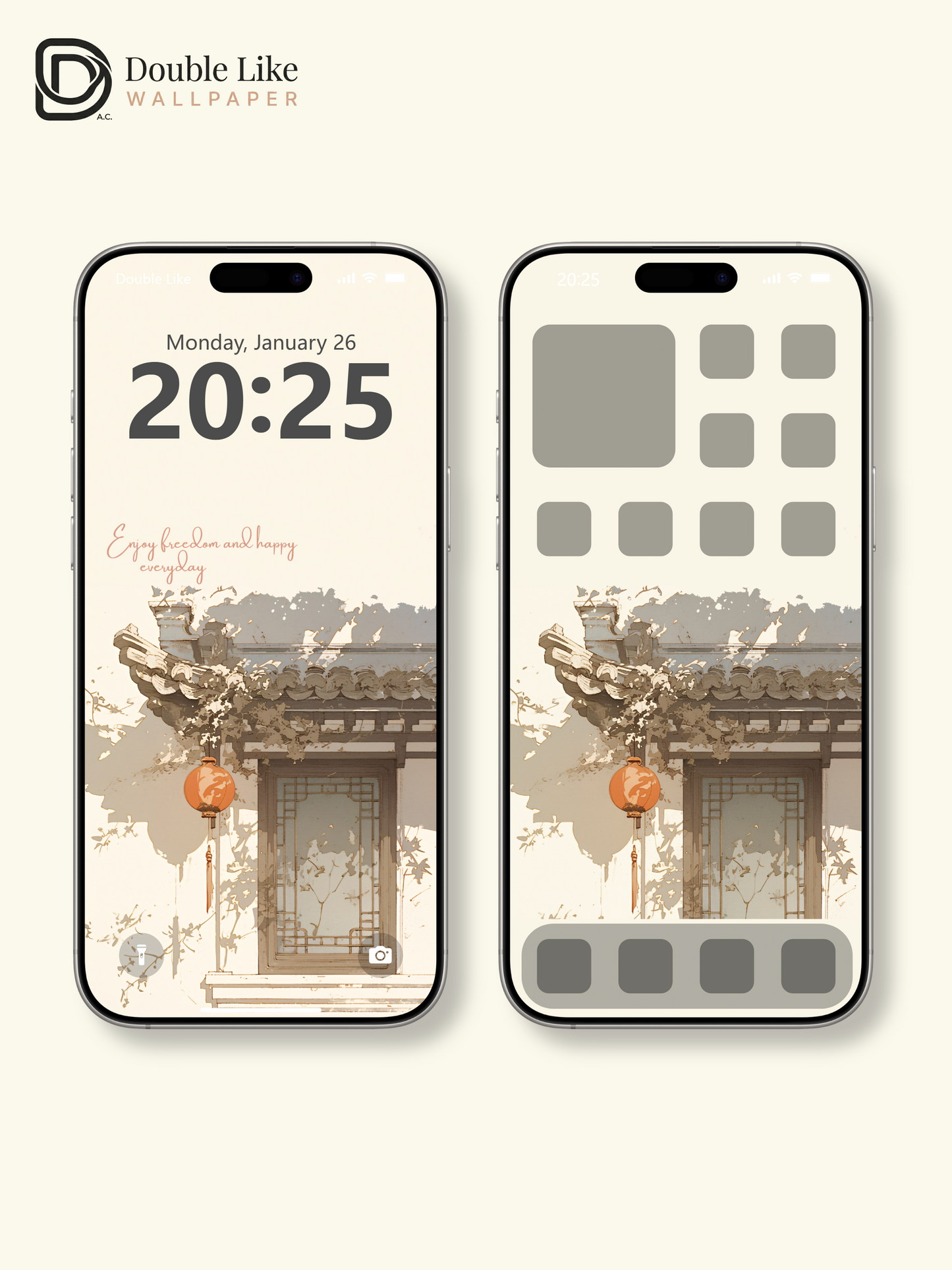 Vol.08 Aesthetic Watercolor City & Botanical Flower Art Wallpaper Pack [#WGP008]