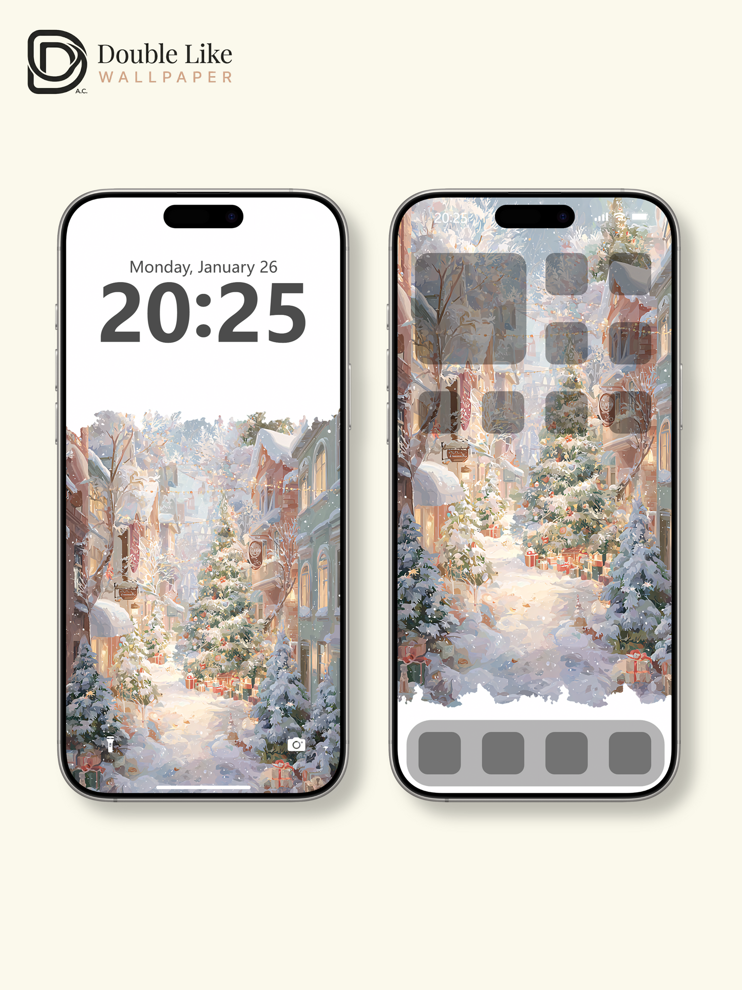 Vol.03 Aesthetic Watercolor City & Botanical Flower Art Wallpaper Pack [#WGP003]