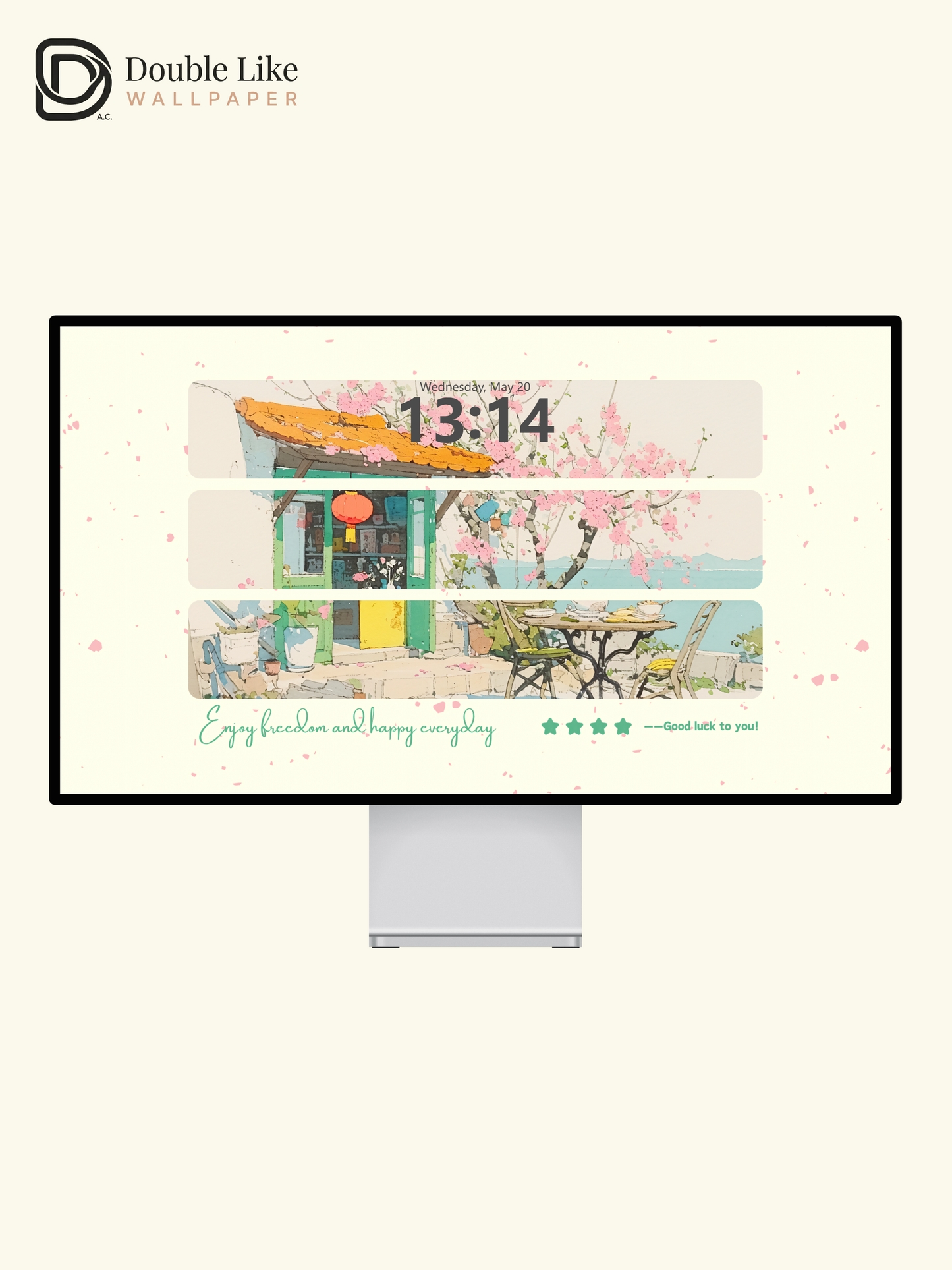 Vol.07 Aesthetic Watercolor City & Botanical Flower Art Wallpaper Pack [#WGP007]