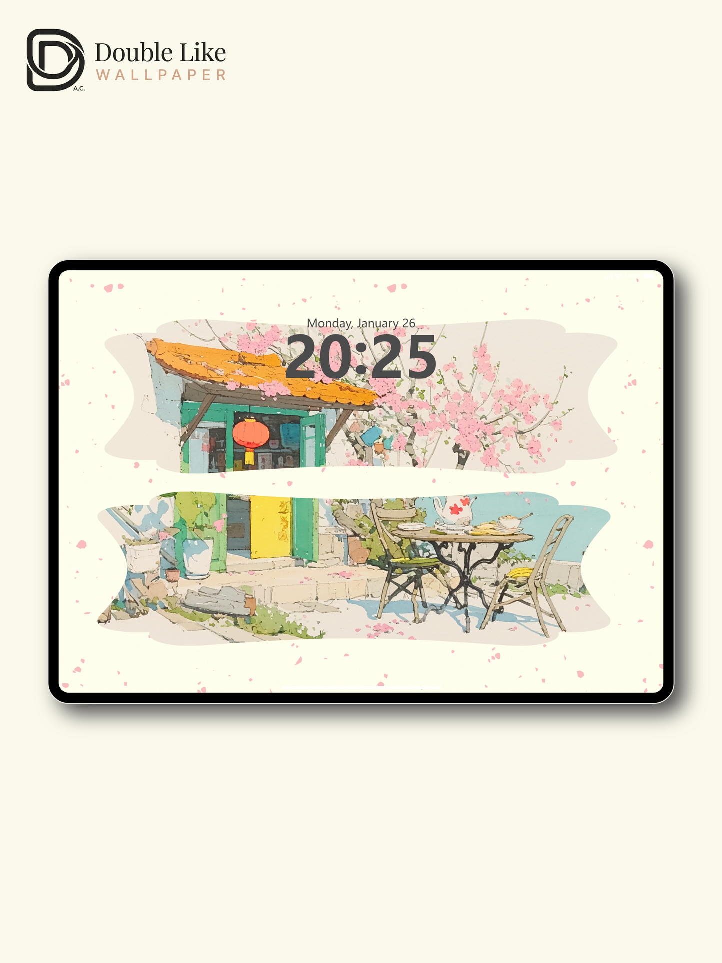 Vol.07 Aesthetic Watercolor City & Botanical Flower Art Wallpaper Pack [#WGP007]