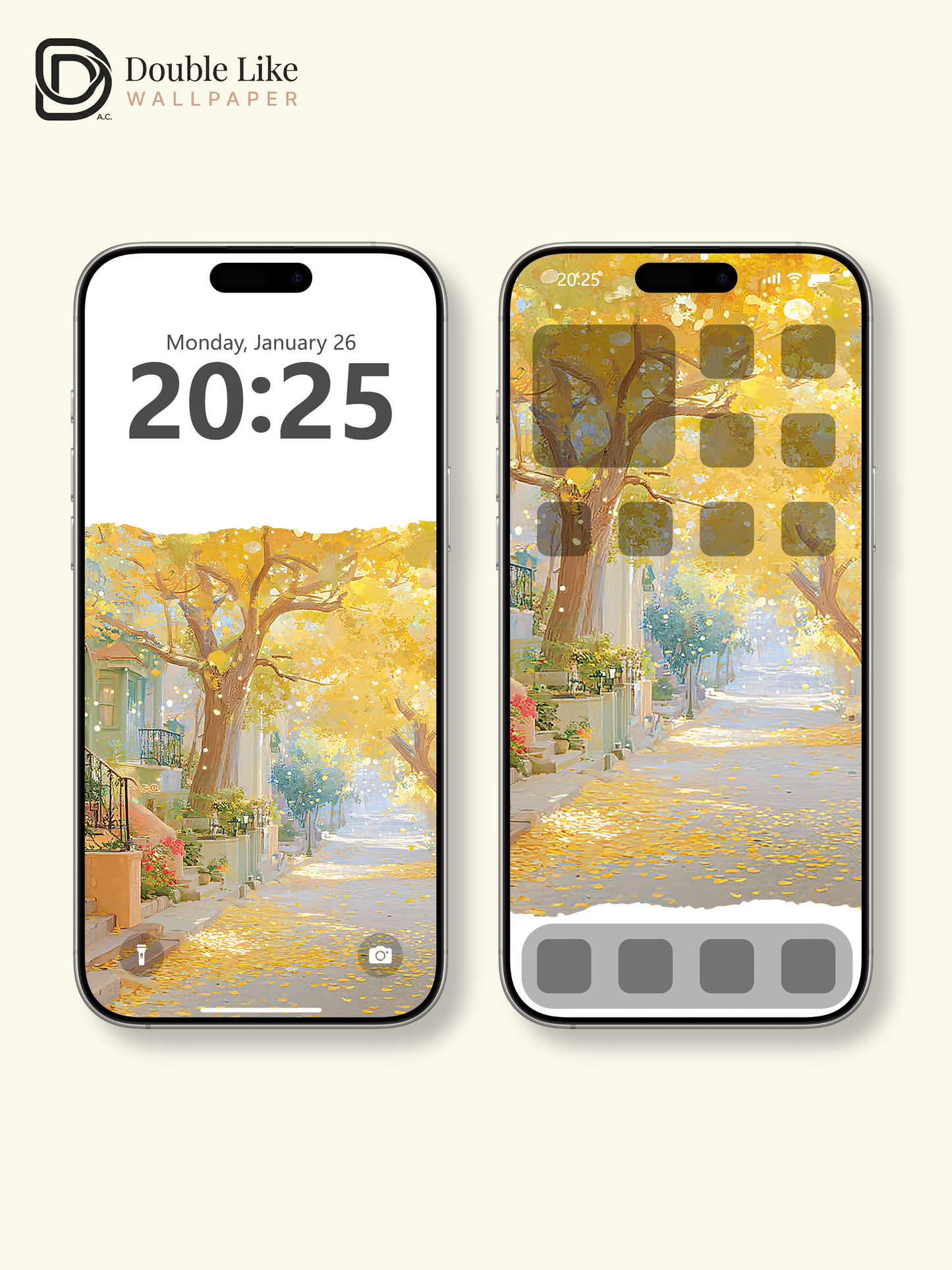Vol.14 Aesthetic Watercolor City & Botanical Flower Art Wallpaper Pack [#WGP014]