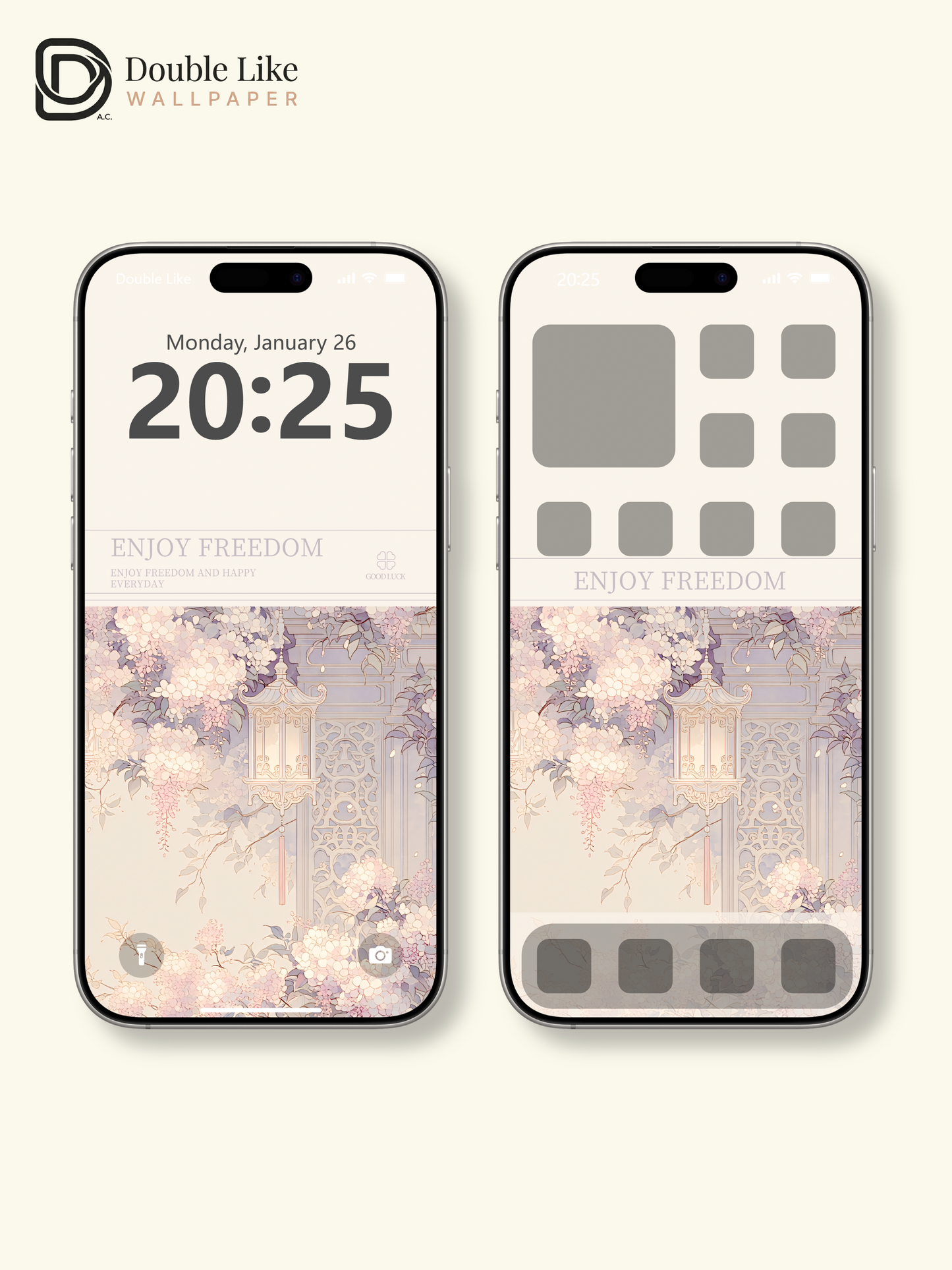 Vol.19 Aesthetic Watercolor City & Botanical Flower Art Wallpaper Pack [#WGP019]