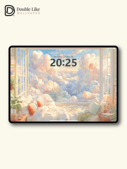 Vol.12 Aesthetic Watercolor City & Botanical Flower Art Wallpaper Pack [#WGP012]