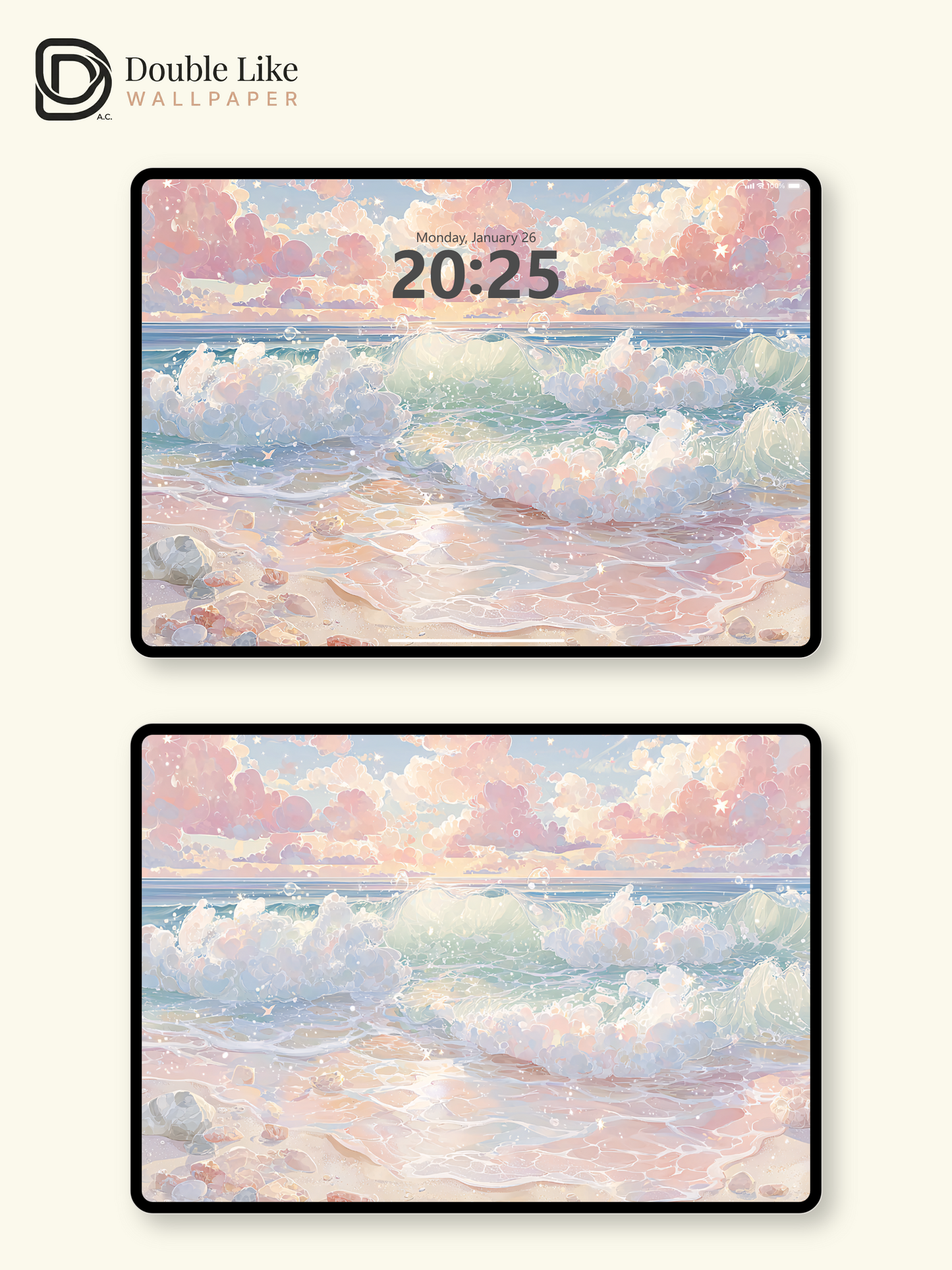 Vol.16 Aesthetic Watercolor City & Botanical Flower Art Wallpaper Pack [#WGP016]