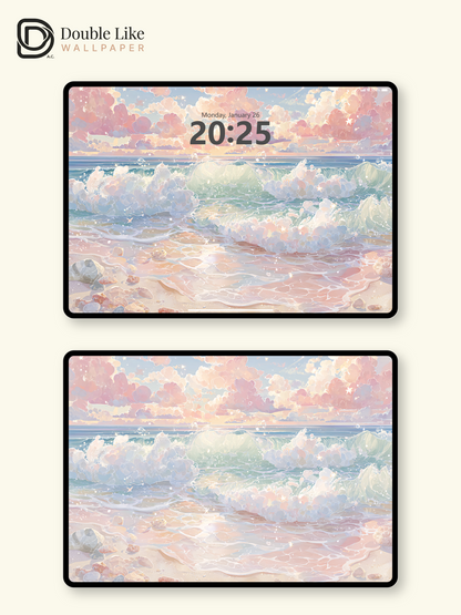 Vol.16 Aesthetic Watercolor City & Botanical Flower Art Wallpaper Pack [#WGP016]