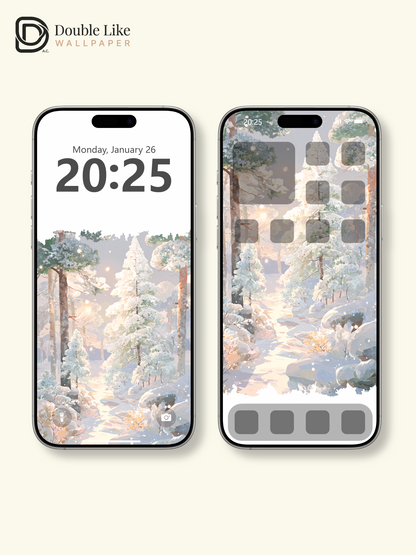 Vol.03 Aesthetic Watercolor City & Botanical Flower Art Wallpaper Pack [#WGP003]