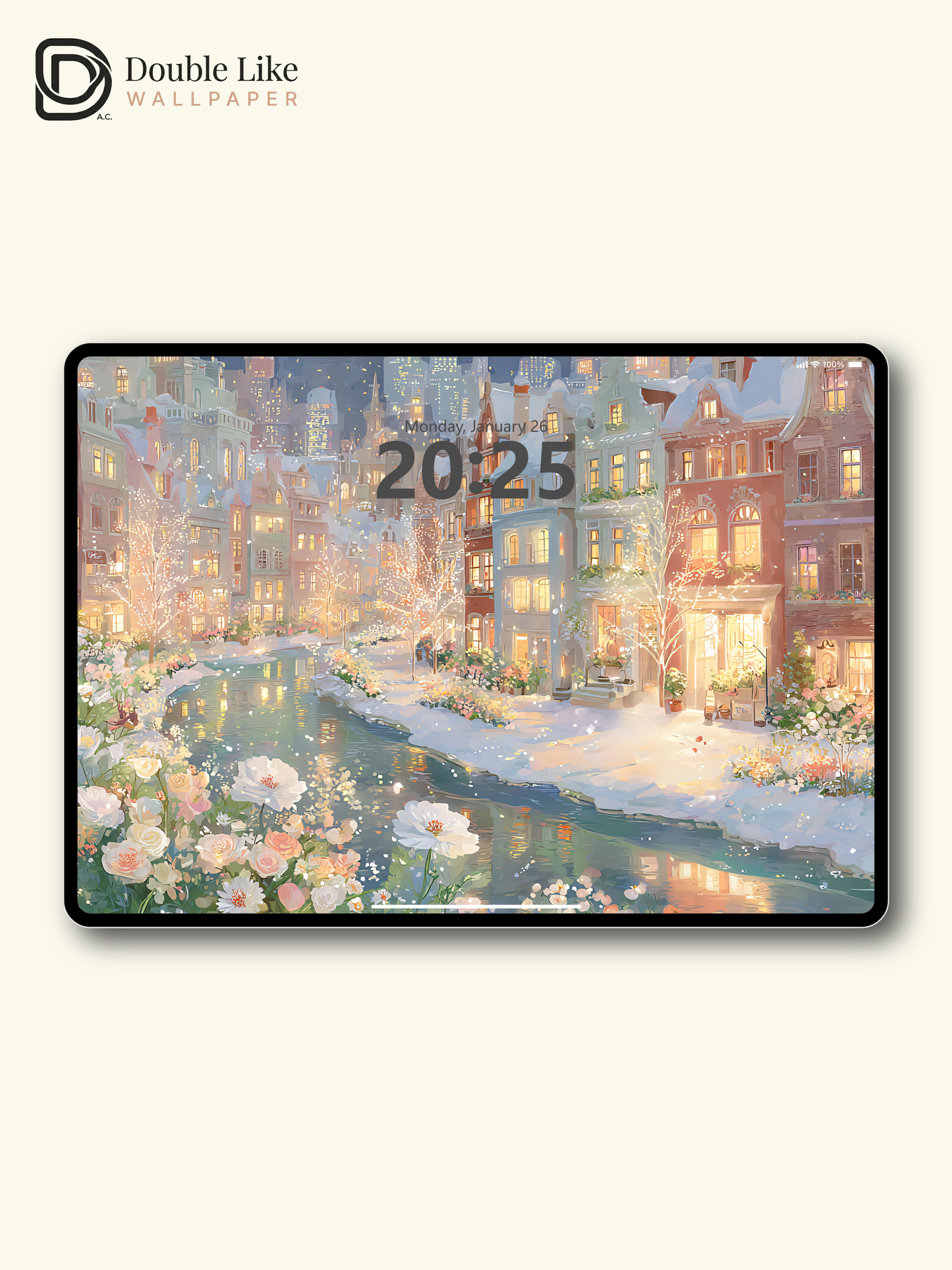 Vol.14 Aesthetic Watercolor City & Botanical Flower Art Wallpaper Pack [#WGP014]