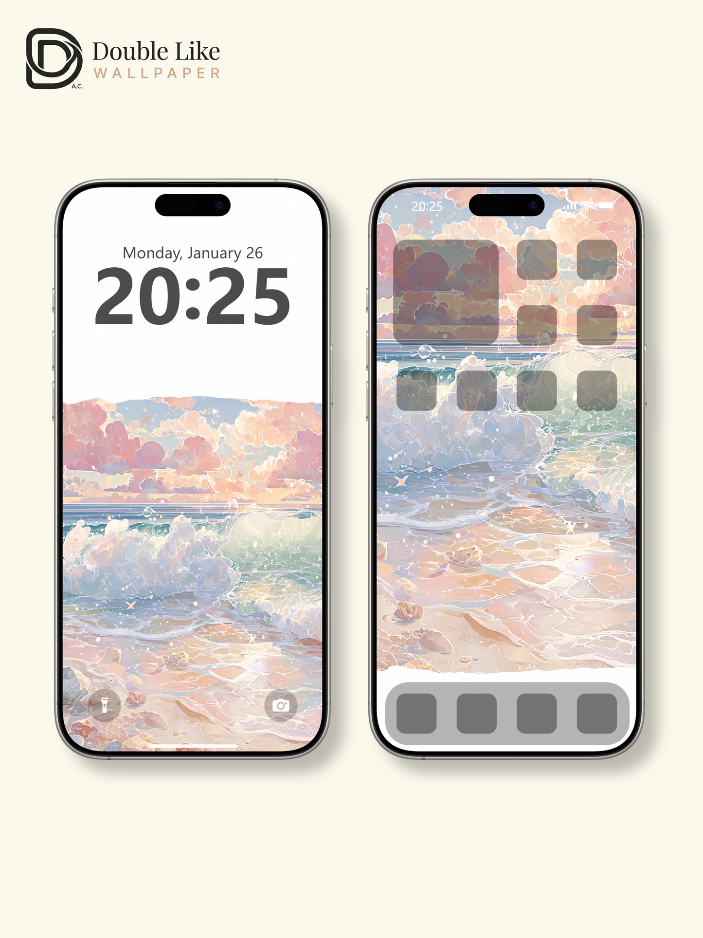 Vol.16 Aesthetic Watercolor City & Botanical Flower Art Wallpaper Pack [#WGP016]