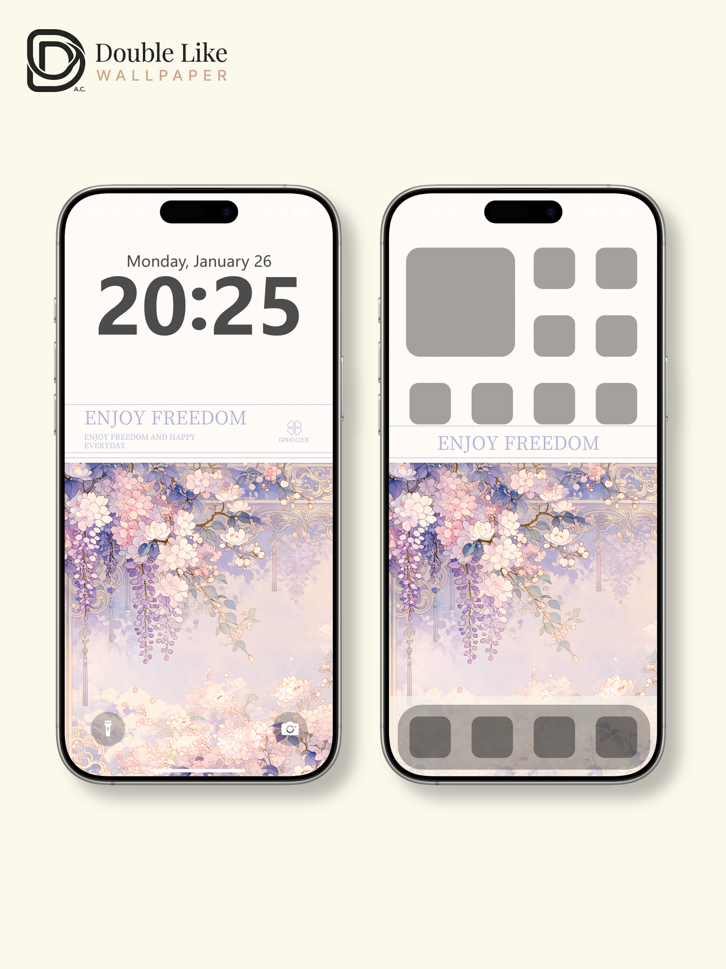 Vol.19 Aesthetic Watercolor City & Botanical Flower Art Wallpaper Pack [#WGP019]