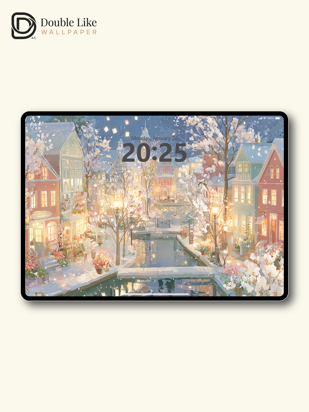 Vol.04 Aesthetic Watercolor City & Botanical Flower Art Wallpaper Pack [#WGP004]