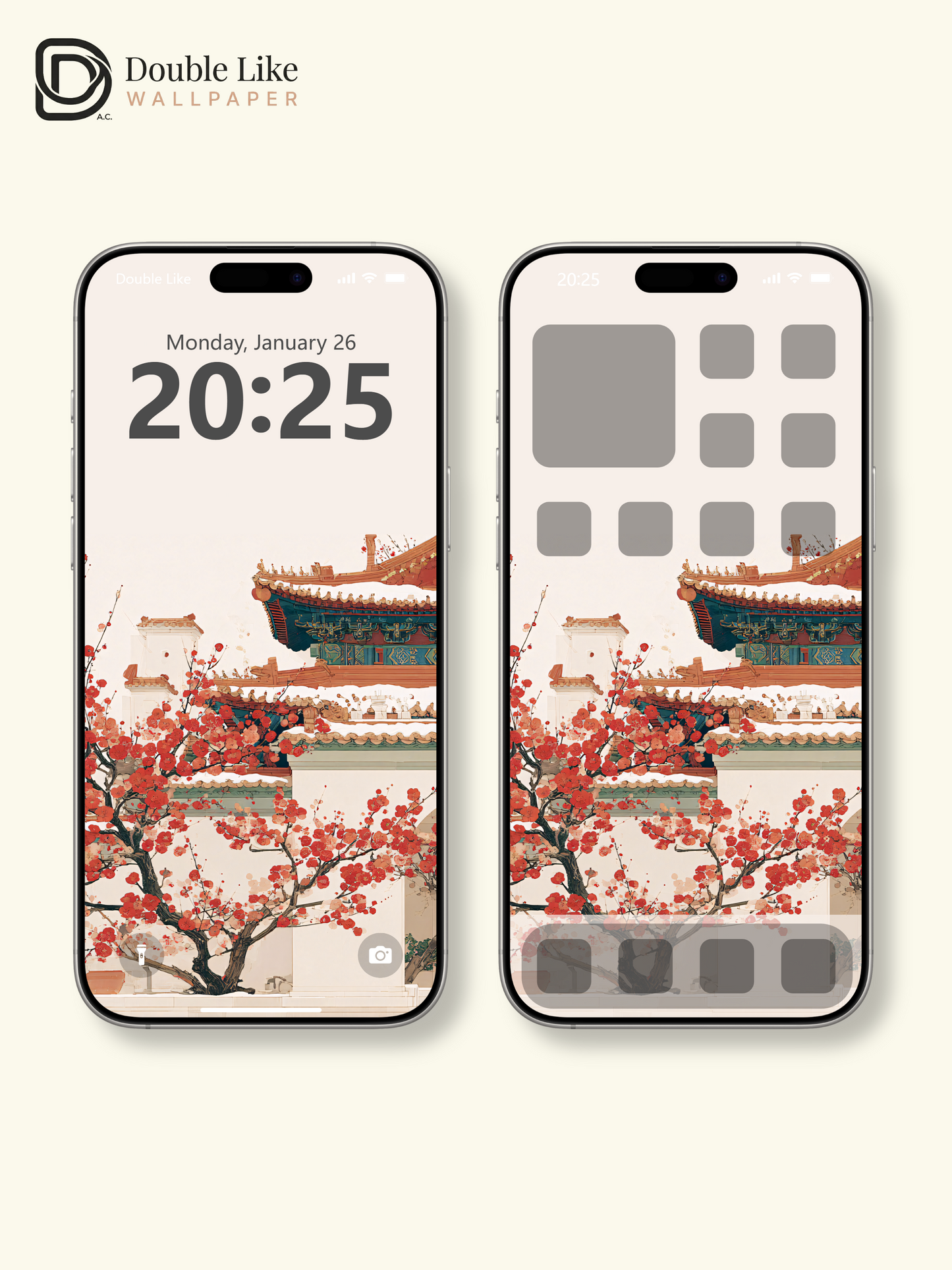 Vol.17 Aesthetic Watercolor City & Botanical Flower Art Wallpaper Pack [#WGP017]