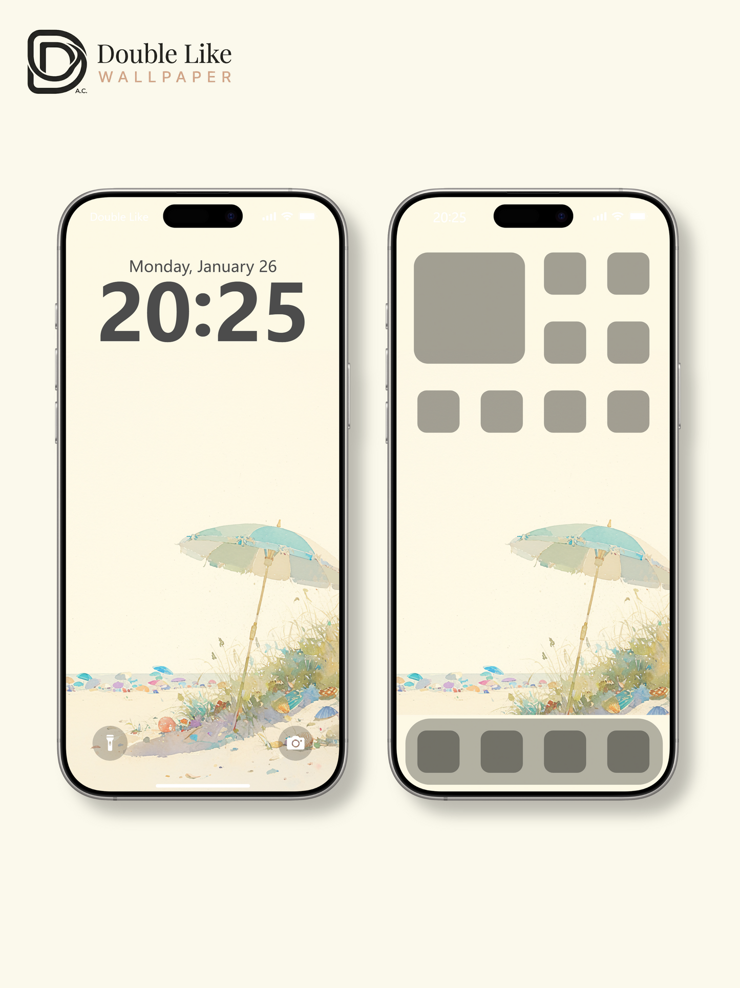 Vol.06 Aesthetic Watercolor City & Botanical Flower Art Wallpaper Pack [#WGP006]