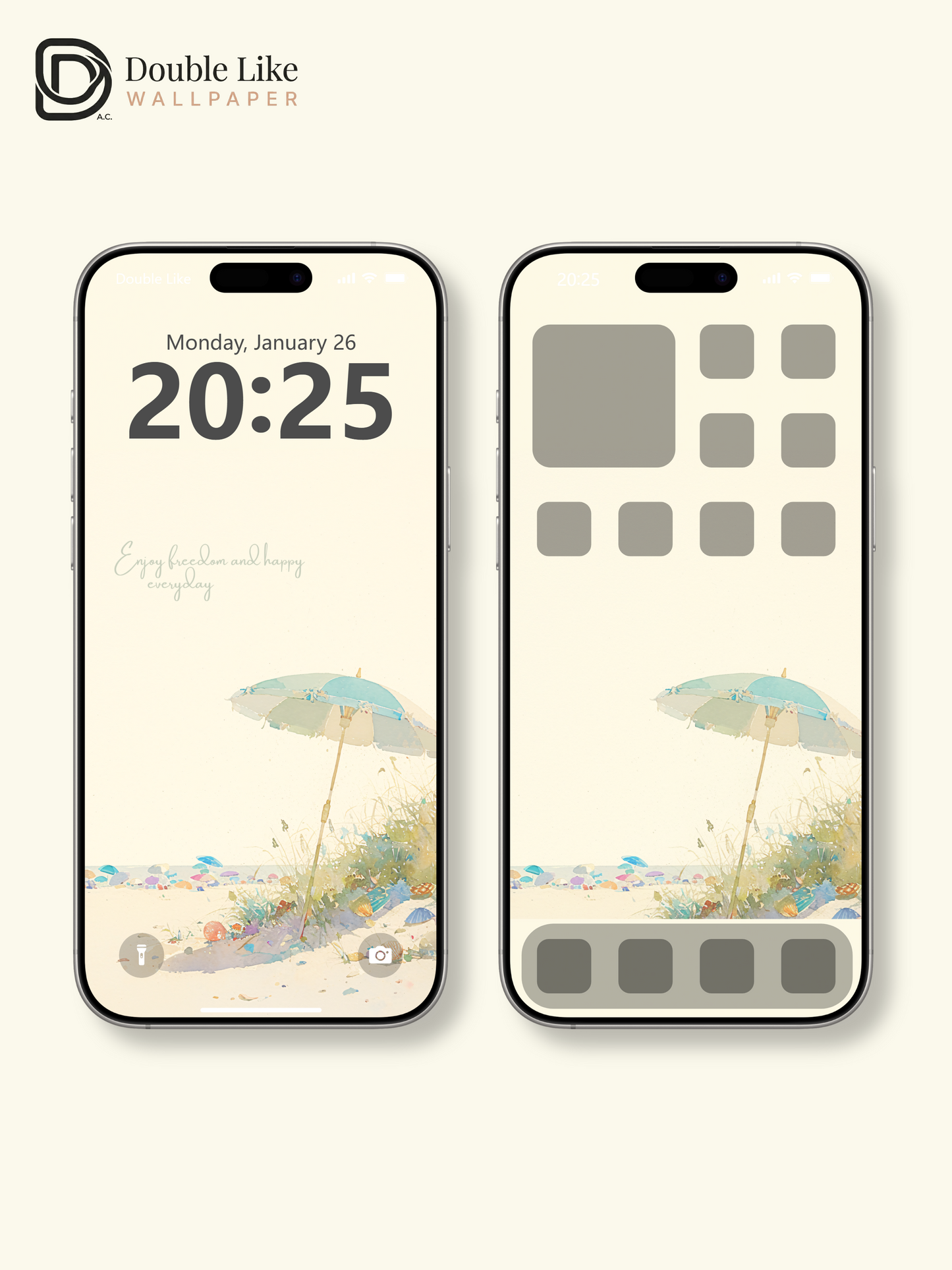 Vol.06 Aesthetic Watercolor City & Botanical Flower Art Wallpaper Pack [#WGP006]