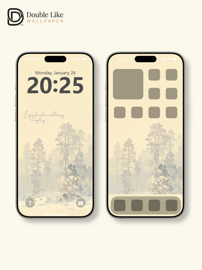 Vol.09 Aesthetic Watercolor City & Botanical Flower Art Wallpaper Pack [#WGP009]
