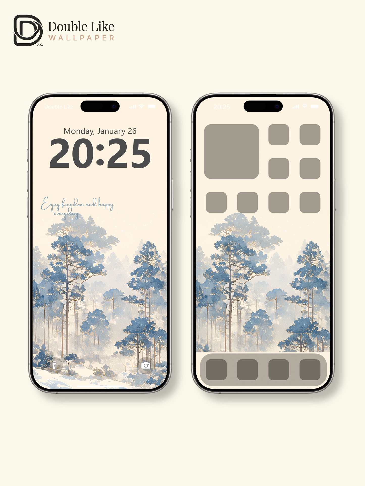 Vol.08 Aesthetic Watercolor City & Botanical Flower Art Wallpaper Pack [#WGP008]