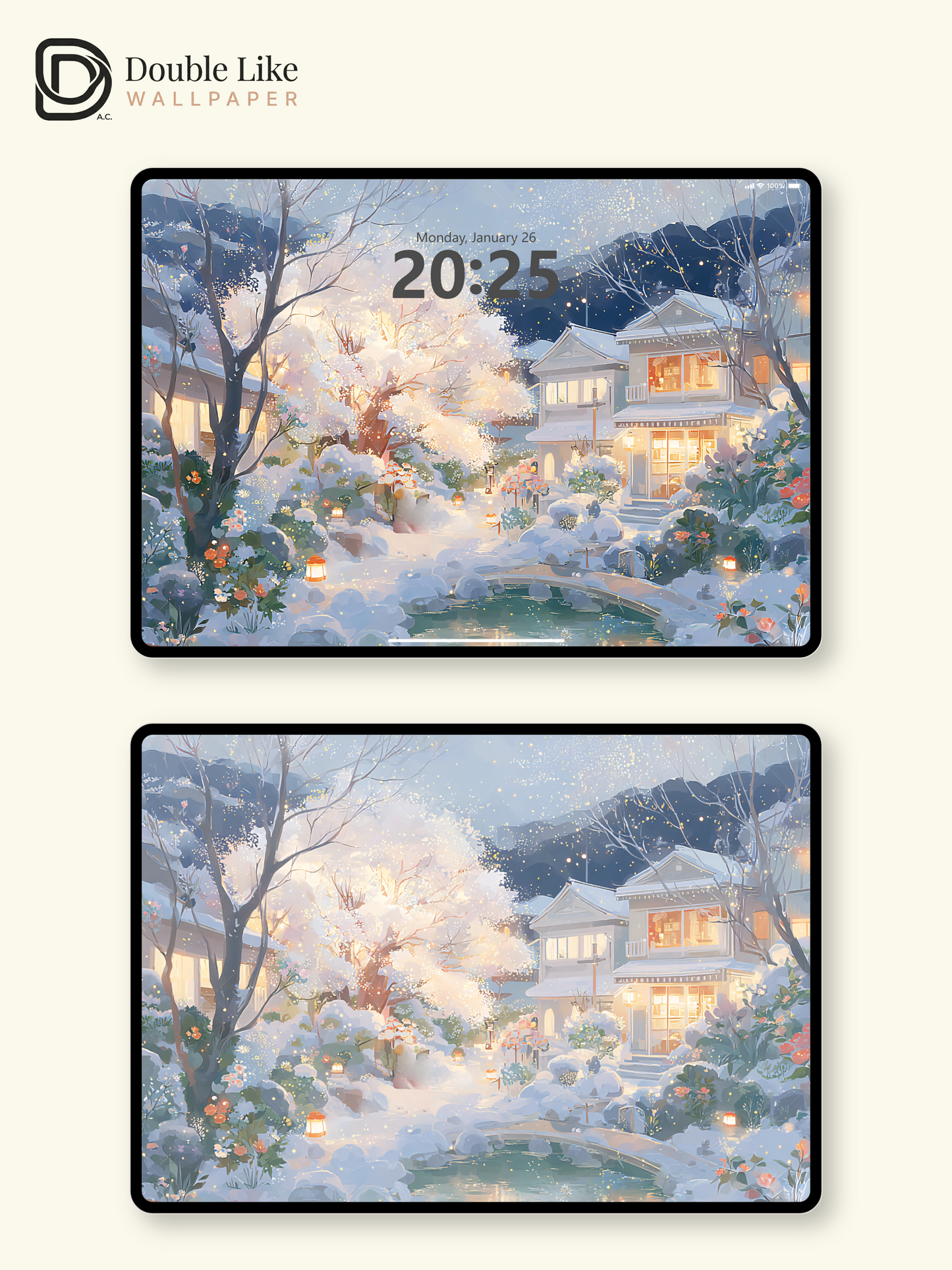 Vol.16 Aesthetic Watercolor City & Botanical Flower Art Wallpaper Pack [#WGP016]