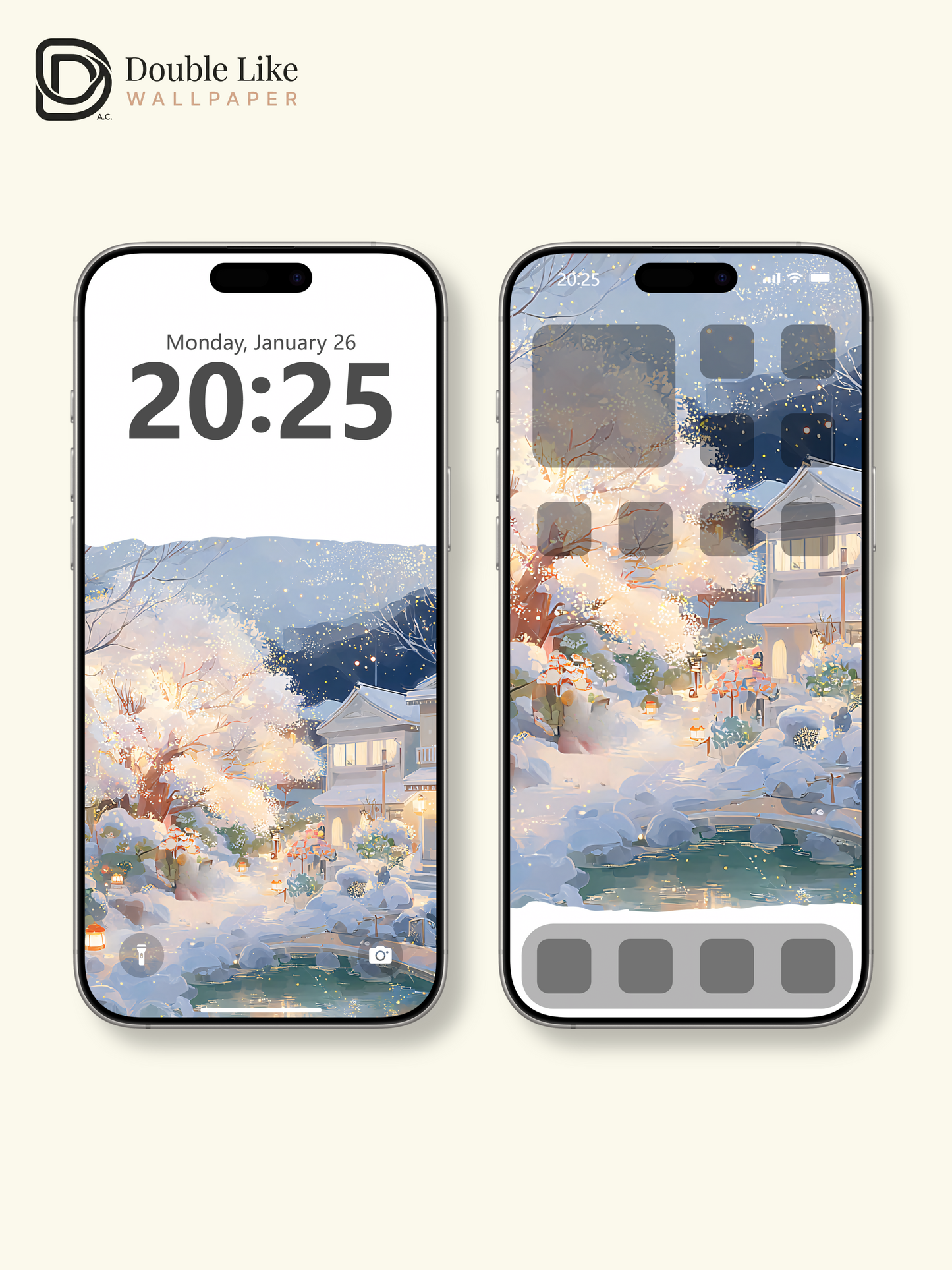 Vol.16 Aesthetic Watercolor City & Botanical Flower Art Wallpaper Pack [#WGP016]