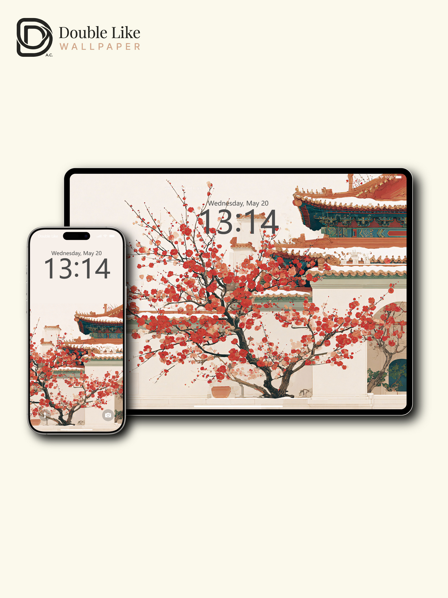 Vol.17 Aesthetic Watercolor City & Botanical Flower Art Wallpaper Pack [#WGP017]