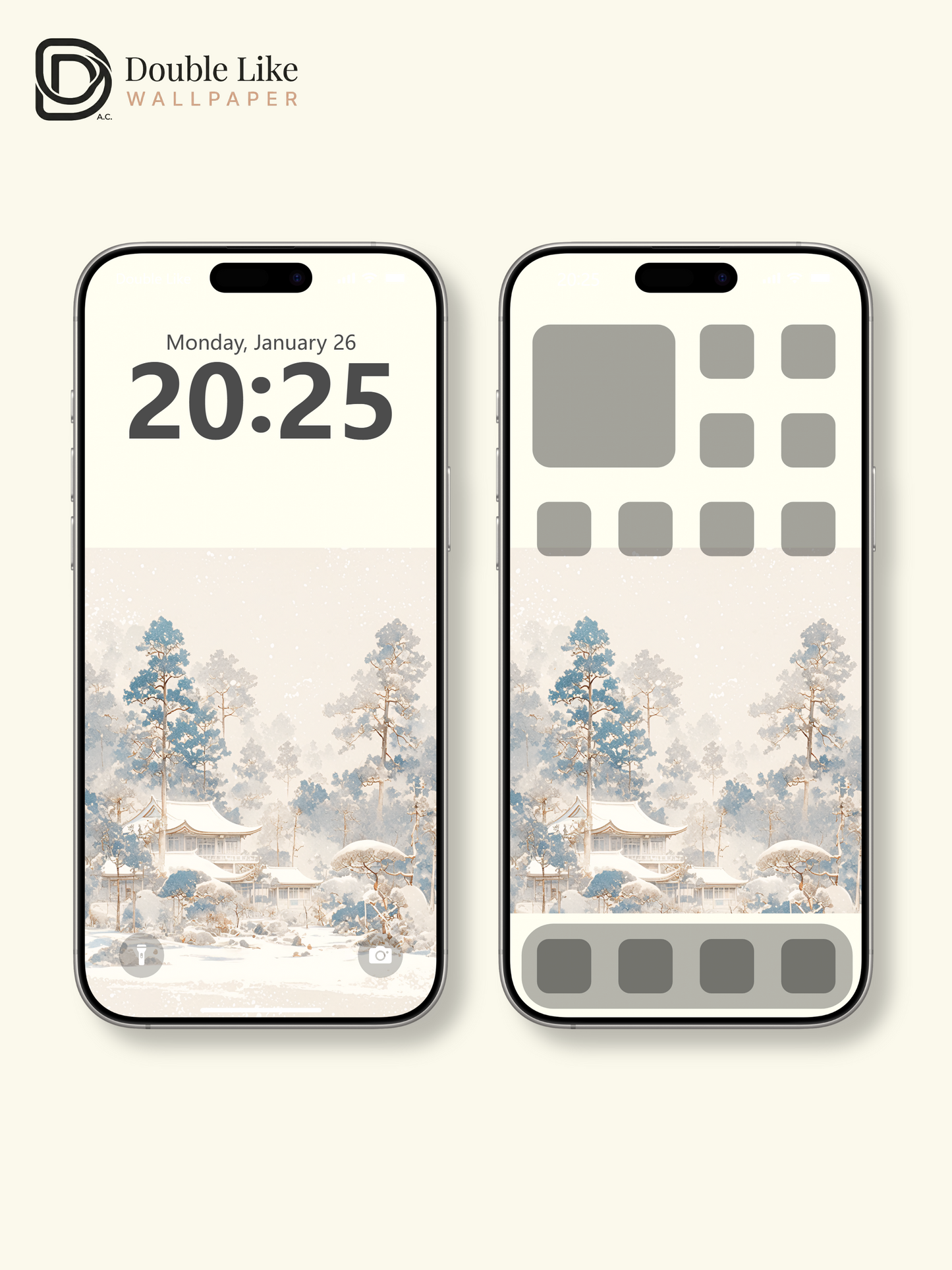 Vol.09 Aesthetic Watercolor City & Botanical Flower Art Wallpaper Pack [#WGP009]