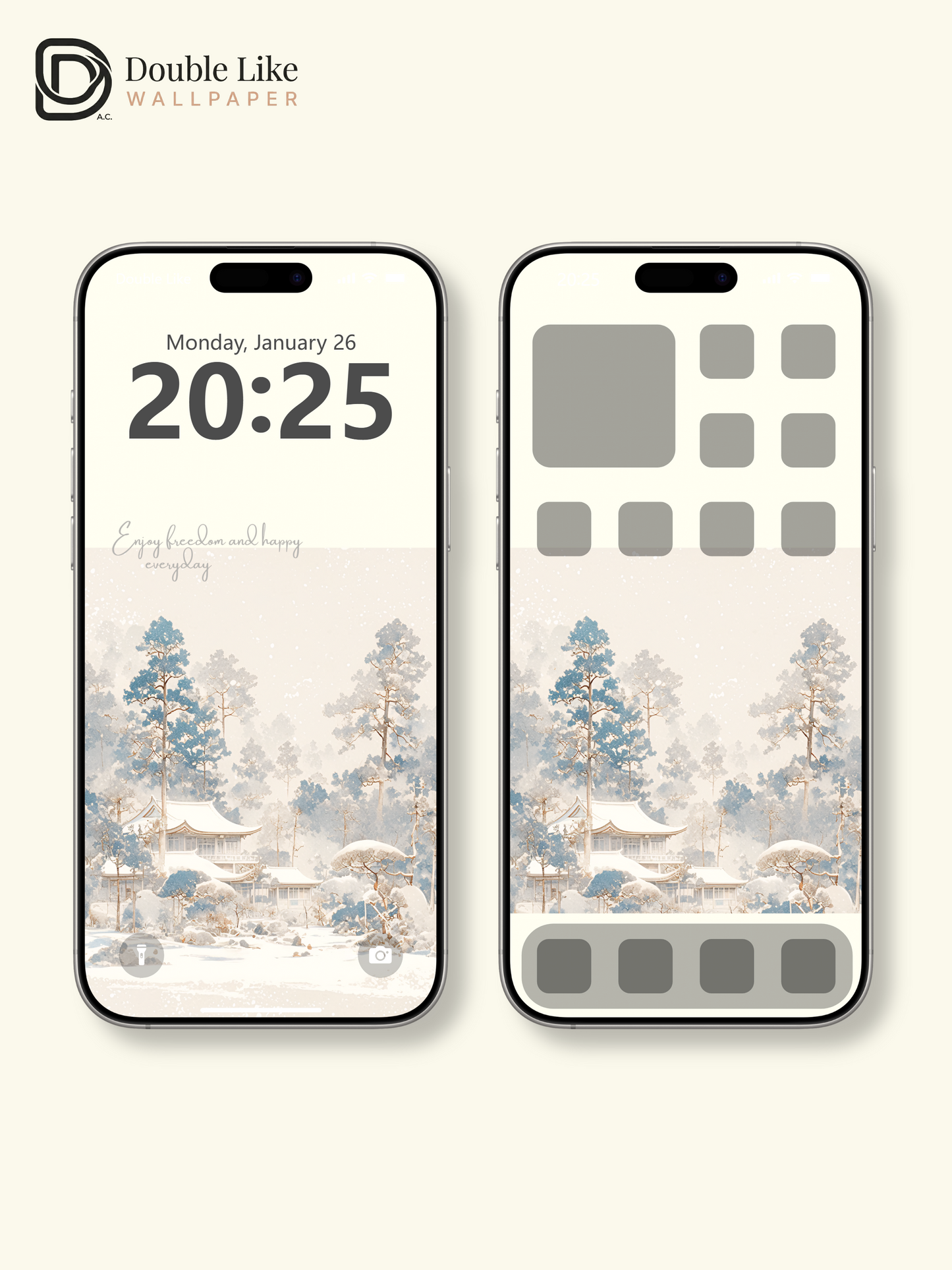 Vol.09 Aesthetic Watercolor City & Botanical Flower Art Wallpaper Pack [#WGP009]