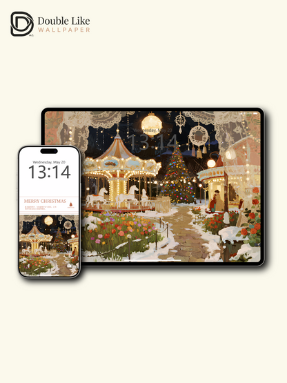 Vol.12 Aesthetic Watercolor City & Botanical Flower Art Wallpaper Pack [#WGP012]