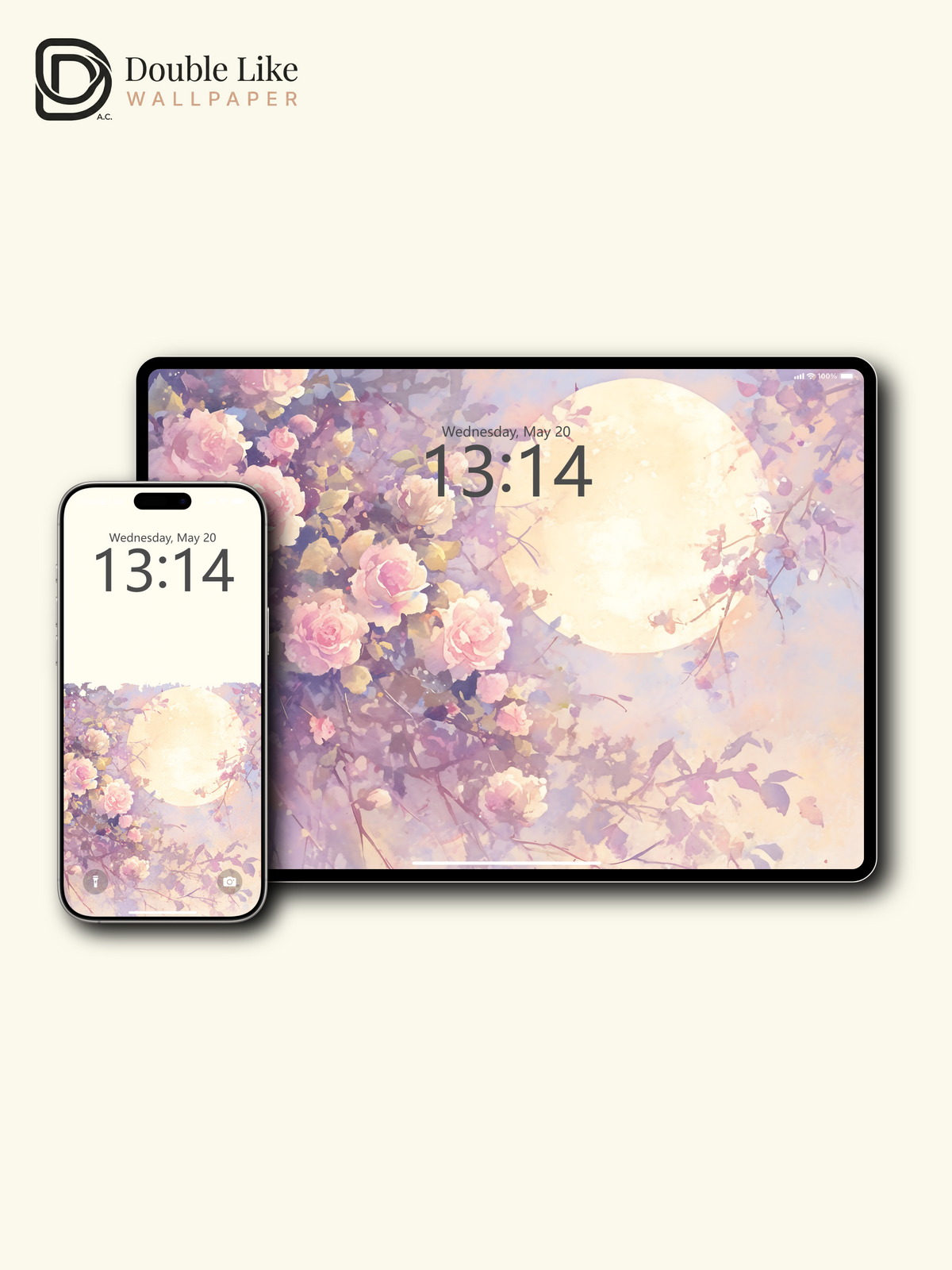 Vol.05 Aesthetic Watercolor City & Botanical Flower Art Wallpaper Pack [#WGP005]