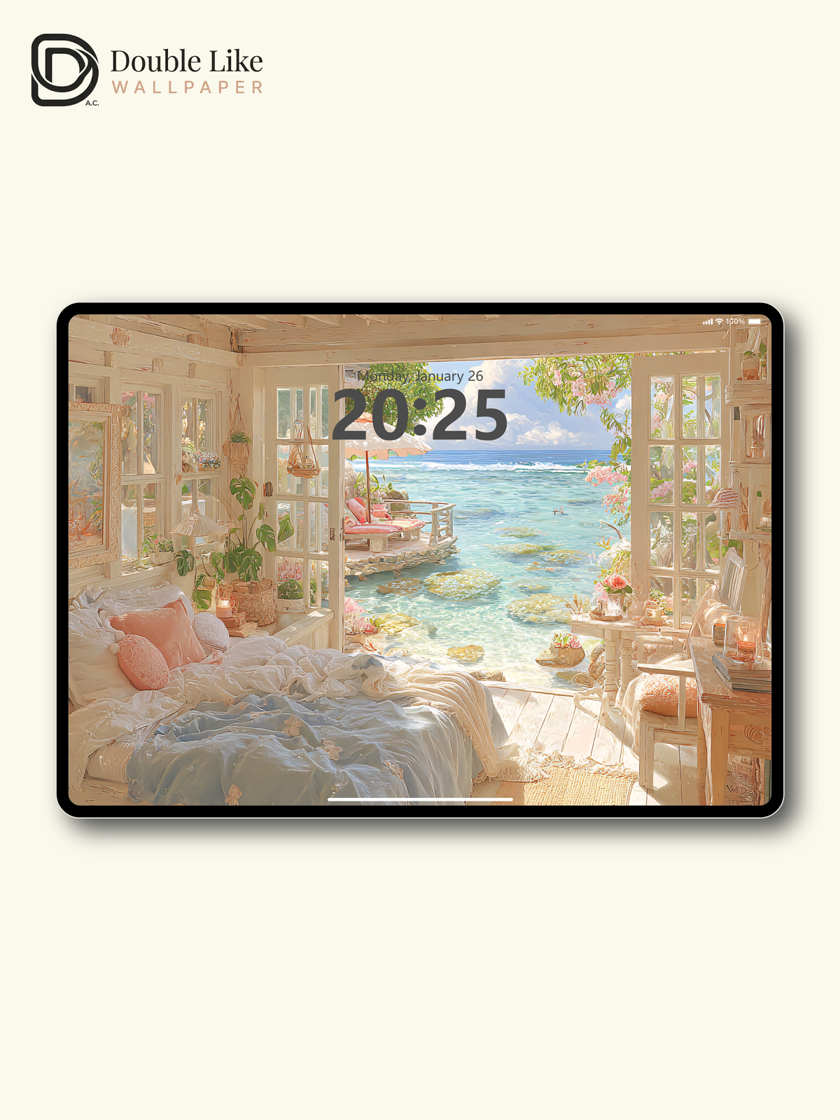Vol.04 Aesthetic Watercolor City & Botanical Flower Art Wallpaper Pack [#WGP004]