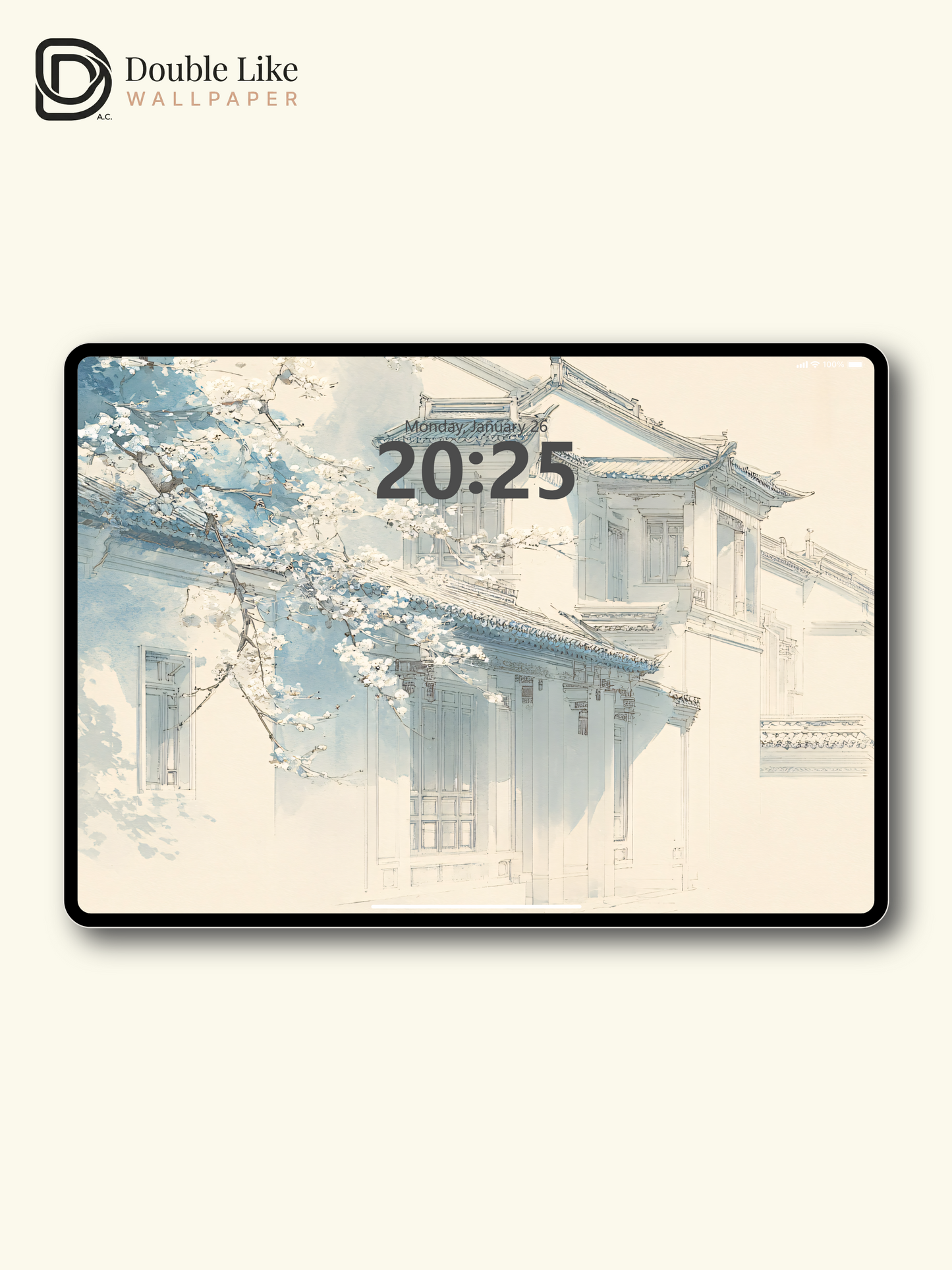 Vol.07 Aesthetic Watercolor City & Botanical Flower Art Wallpaper Pack [#WGP007]