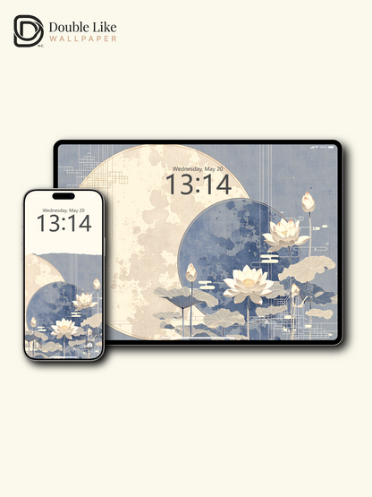 Vol.17 Aesthetic Watercolor City & Botanical Flower Art Wallpaper Pack [#WGP017]