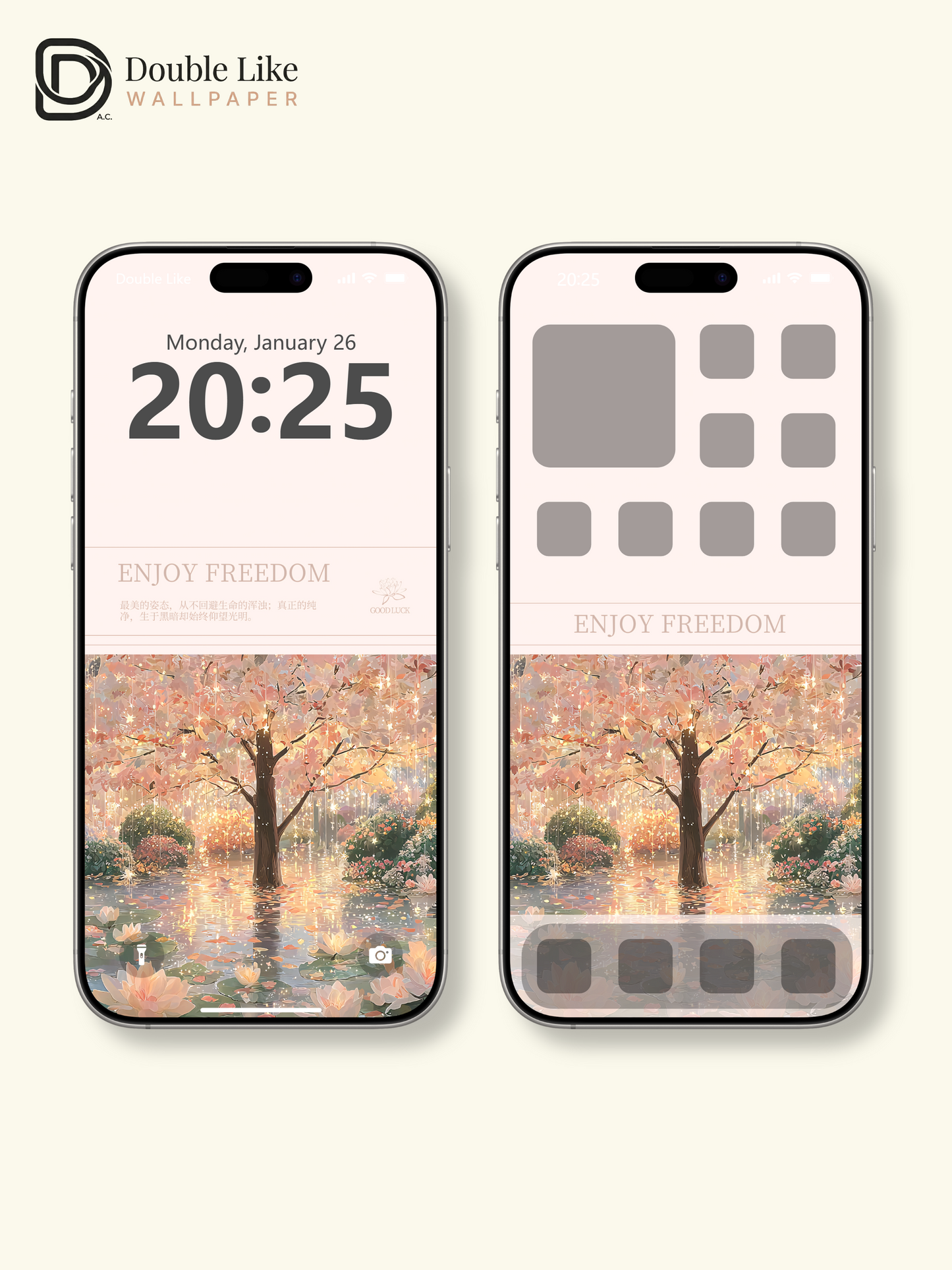Vol.14 Aesthetic Watercolor City & Botanical Flower Art Wallpaper Pack [#WGP014]