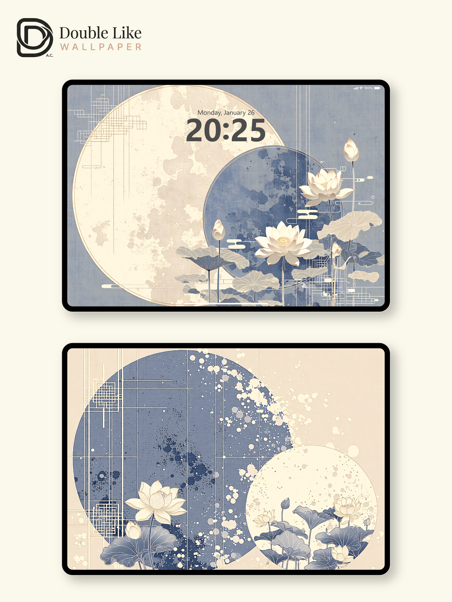 Vol.17 Aesthetic Watercolor City & Botanical Flower Art Wallpaper Pack [#WGP017]