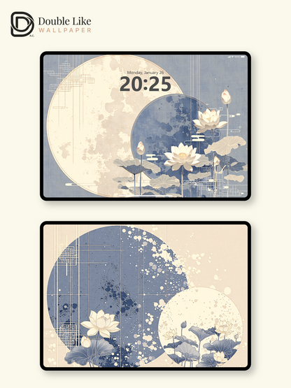 Vol.17 Aesthetic Watercolor City & Botanical Flower Art Wallpaper Pack [#WGP017]