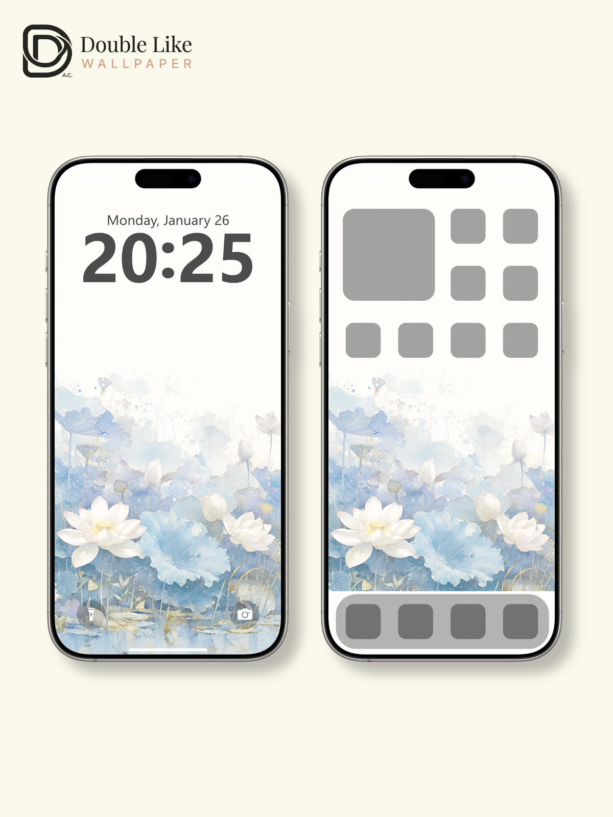 Vol.05 Aesthetic Watercolor City & Botanical Flower Art Wallpaper Pack [#WGP005]