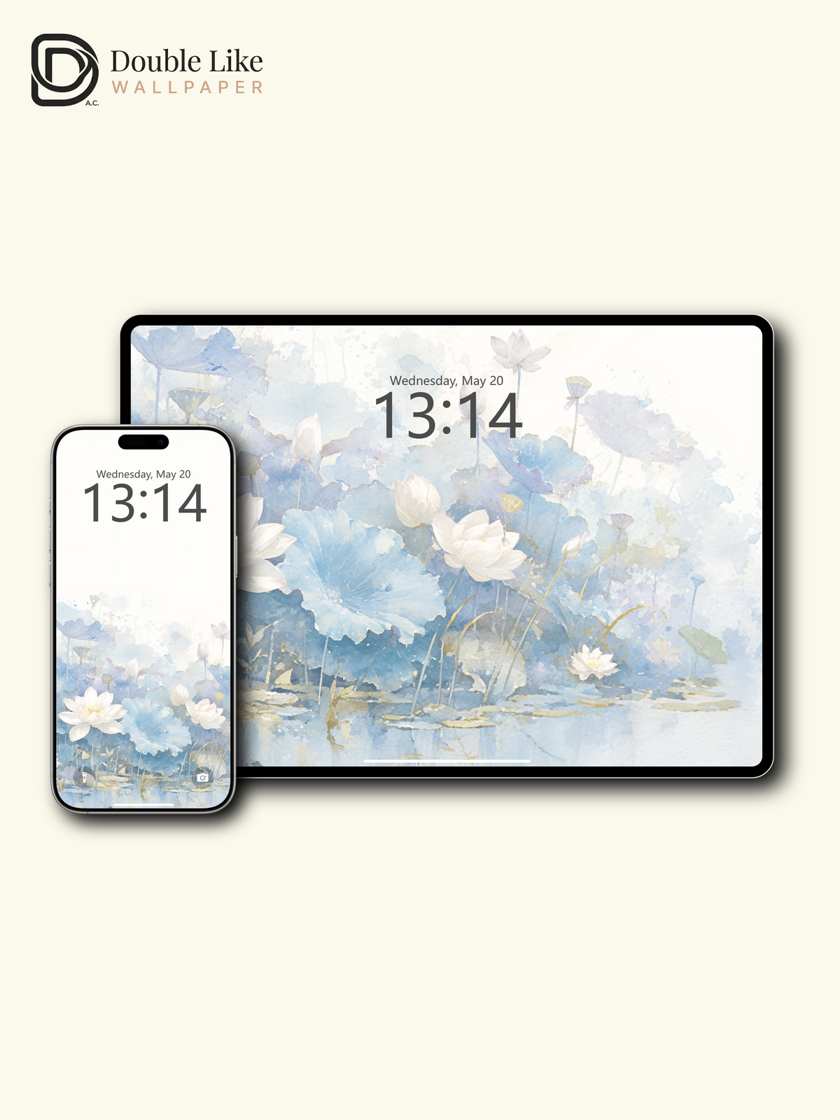 Vol.05 Aesthetic Watercolor City & Botanical Flower Art Wallpaper Pack [#WGP005]