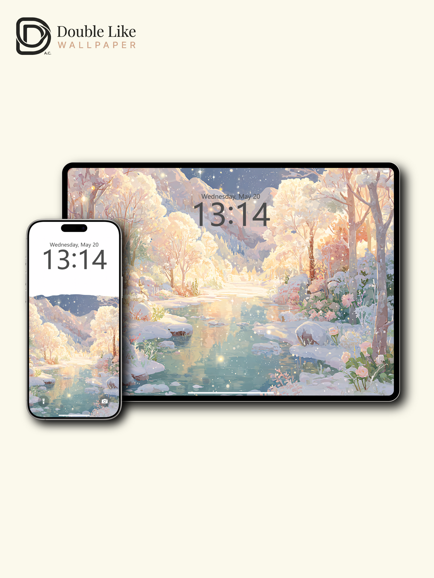 Vol.16 Aesthetic Watercolor City & Botanical Flower Art Wallpaper Pack [#WGP016]
