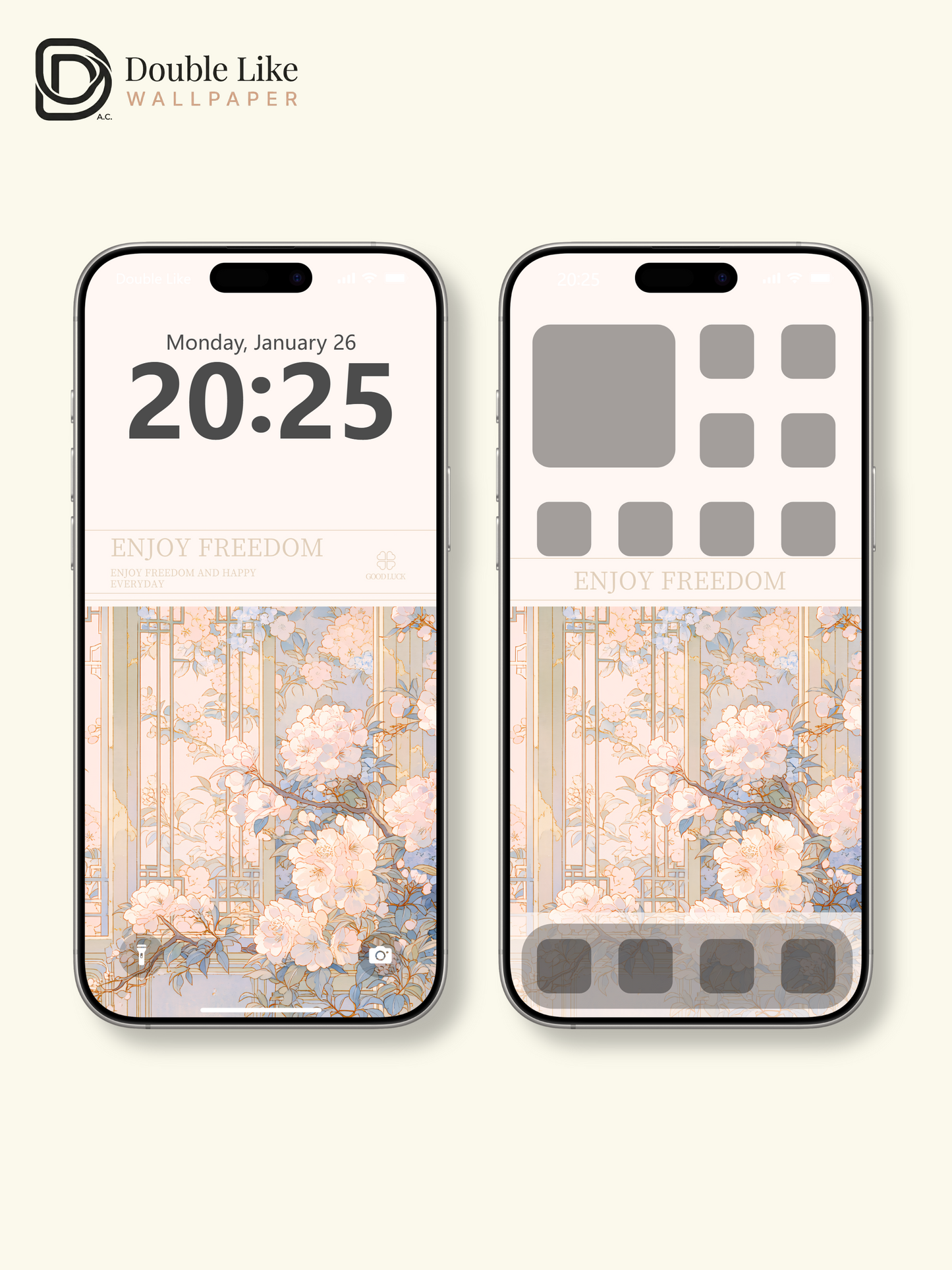 Vol.19 Aesthetic Watercolor City & Botanical Flower Art Wallpaper Pack [#WGP019]