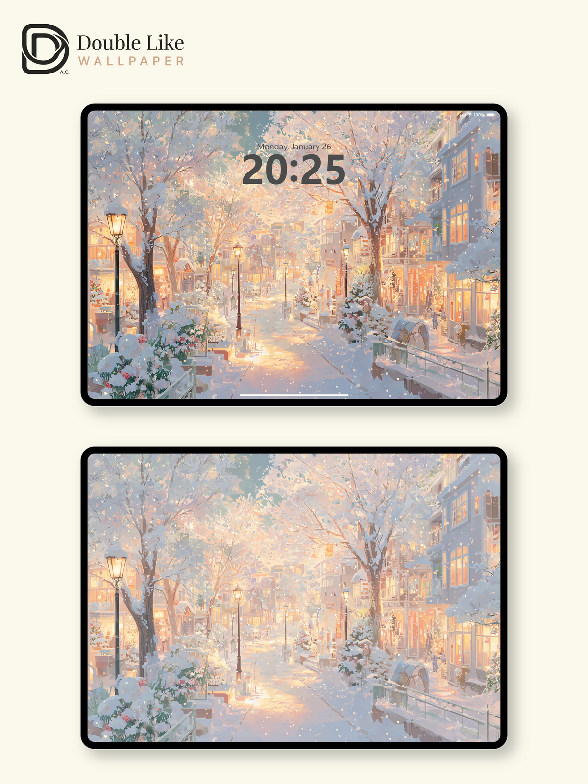 Vol.04 Aesthetic Watercolor City & Botanical Flower Art Wallpaper Pack [#WGP004]