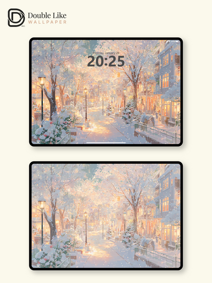 Vol.04 Aesthetic Watercolor City & Botanical Flower Art Wallpaper Pack [#WGP004]