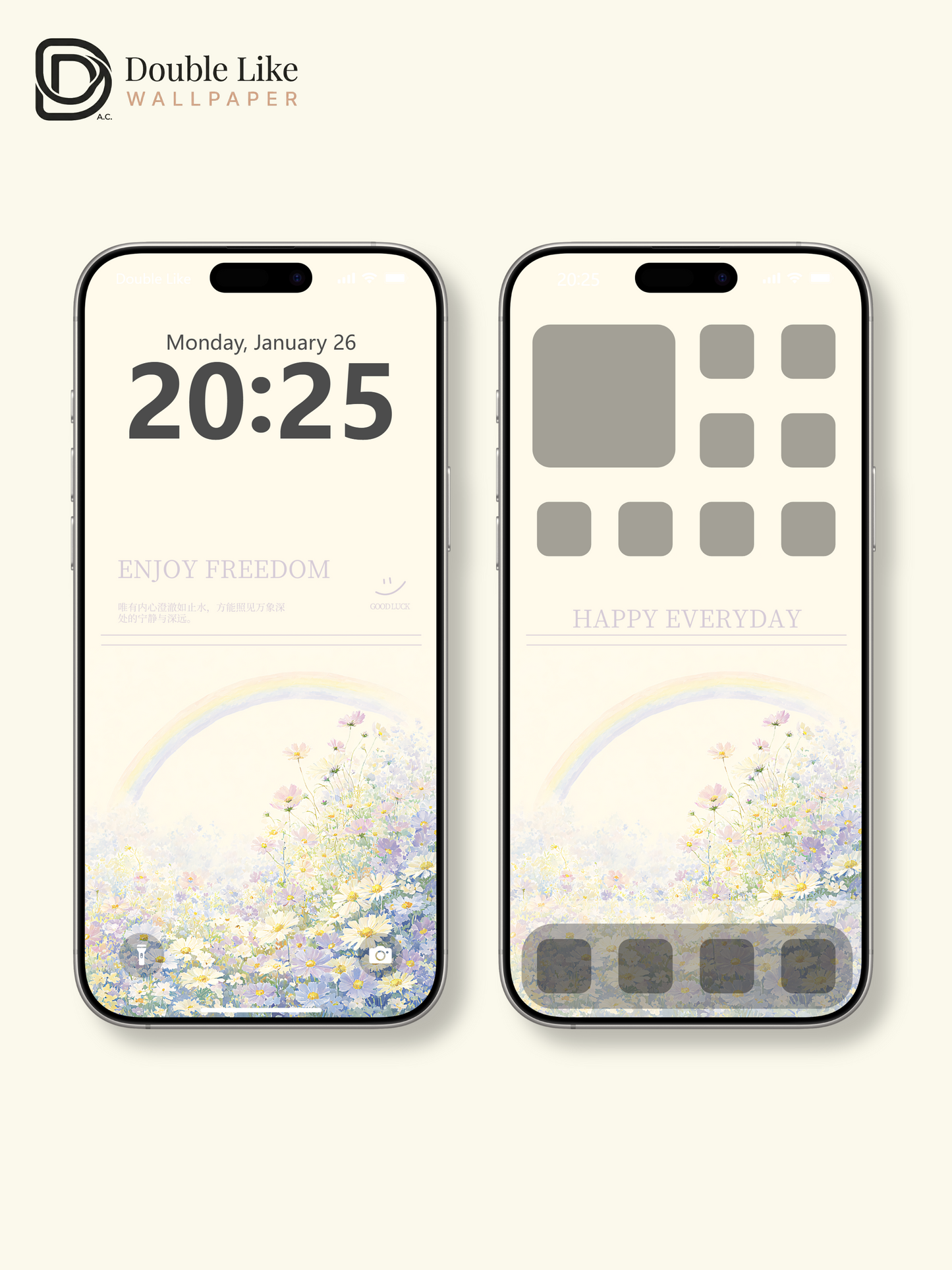 Vol.11 Aesthetic Watercolor City & Botanical Flower Art Wallpaper Pack [#WGP011]