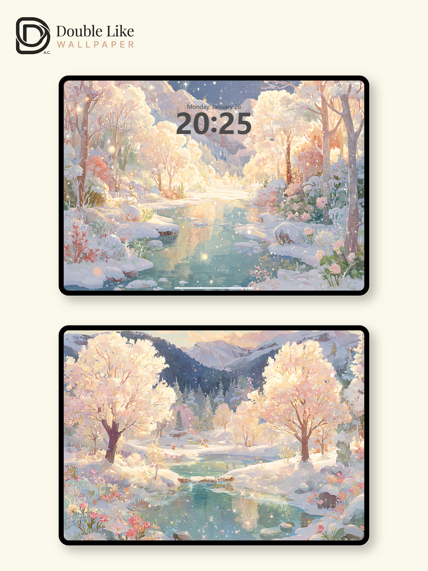 Vol.16 Aesthetic Watercolor City & Botanical Flower Art Wallpaper Pack [#WGP016]