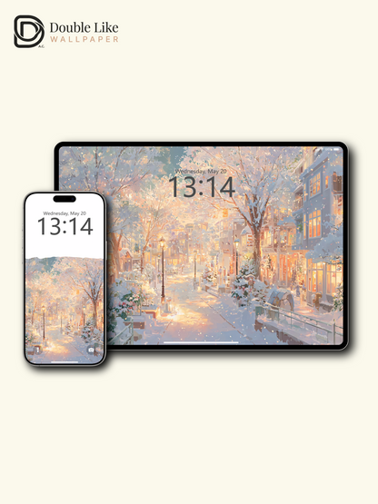 Vol.04 Aesthetic Watercolor City & Botanical Flower Art Wallpaper Pack [#WGP004]