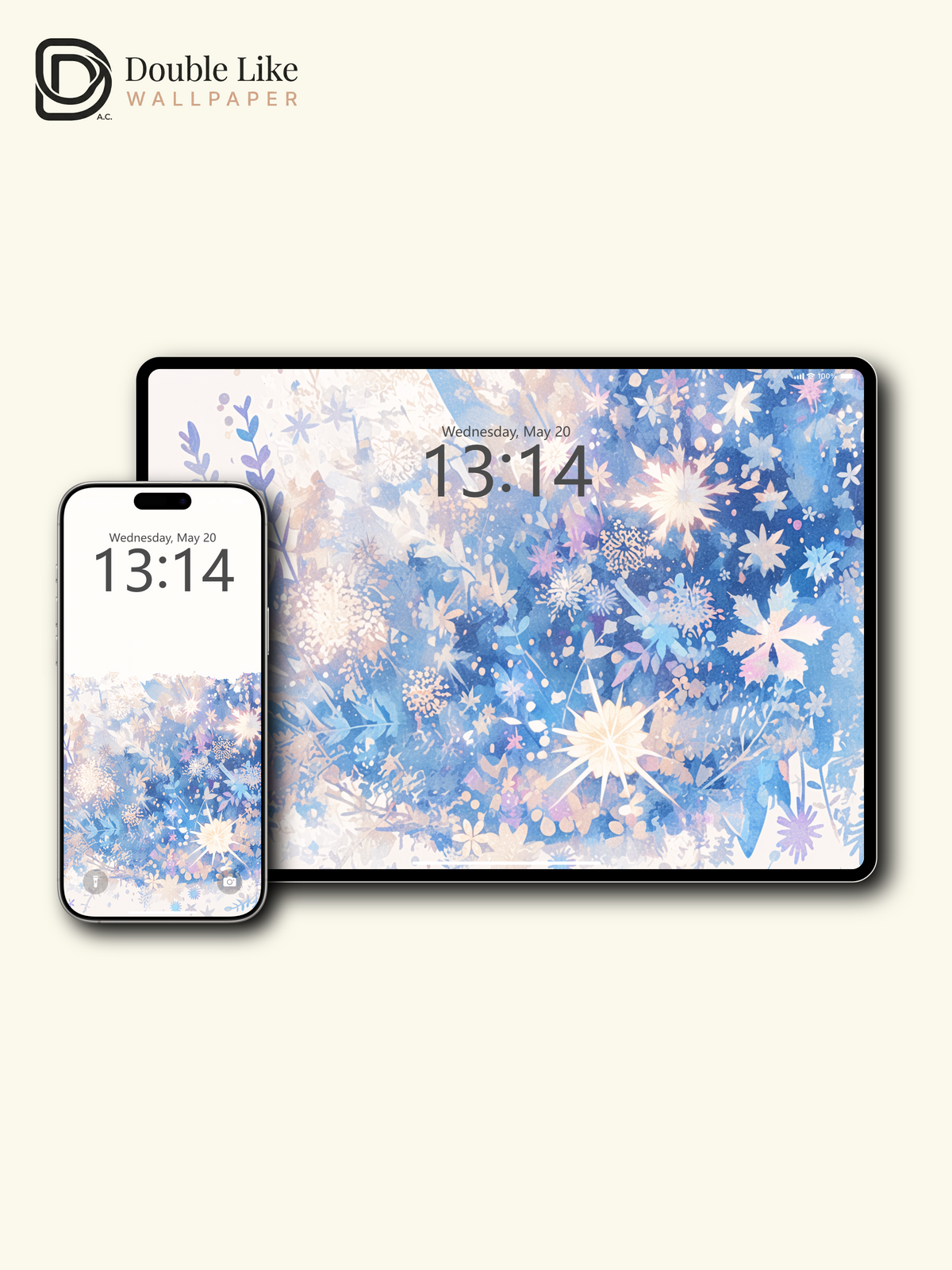 Vol.05 Aesthetic Watercolor City & Botanical Flower Art Wallpaper Pack [#WGP005]
