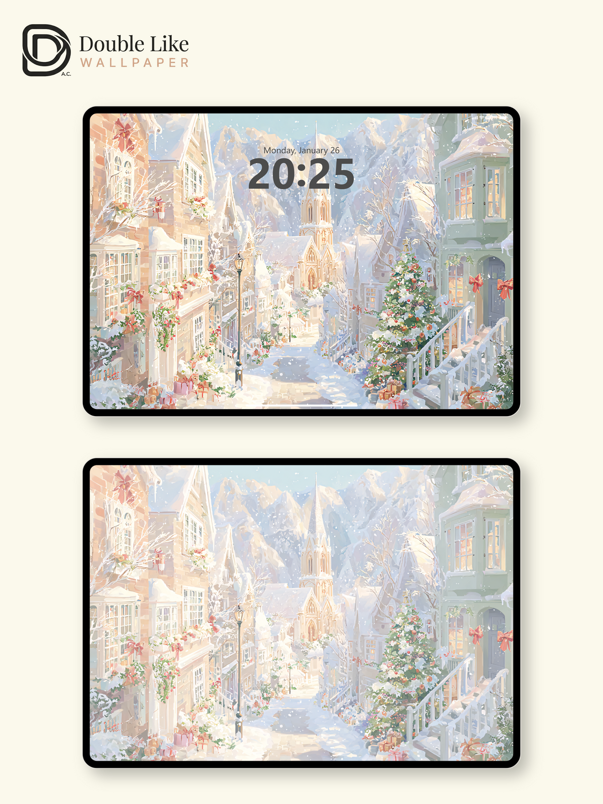 Vol.04 Aesthetic Watercolor City & Botanical Flower Art Wallpaper Pack [#WGP004]