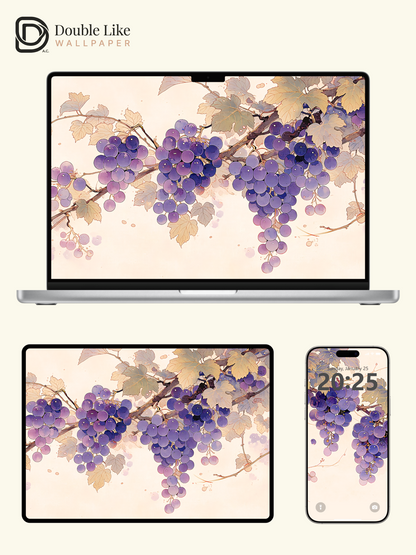 Vol.17 Aesthetic Watercolor City & Botanical Flower Art Wallpaper Pack [#WGP017]