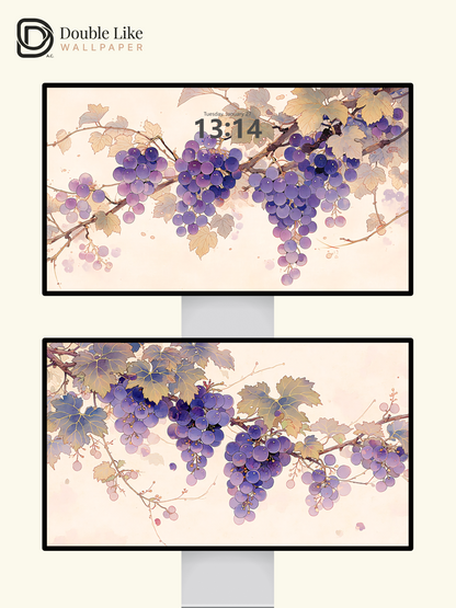 Vol.17 Aesthetic Watercolor City & Botanical Flower Art Wallpaper Pack [#WGP017]