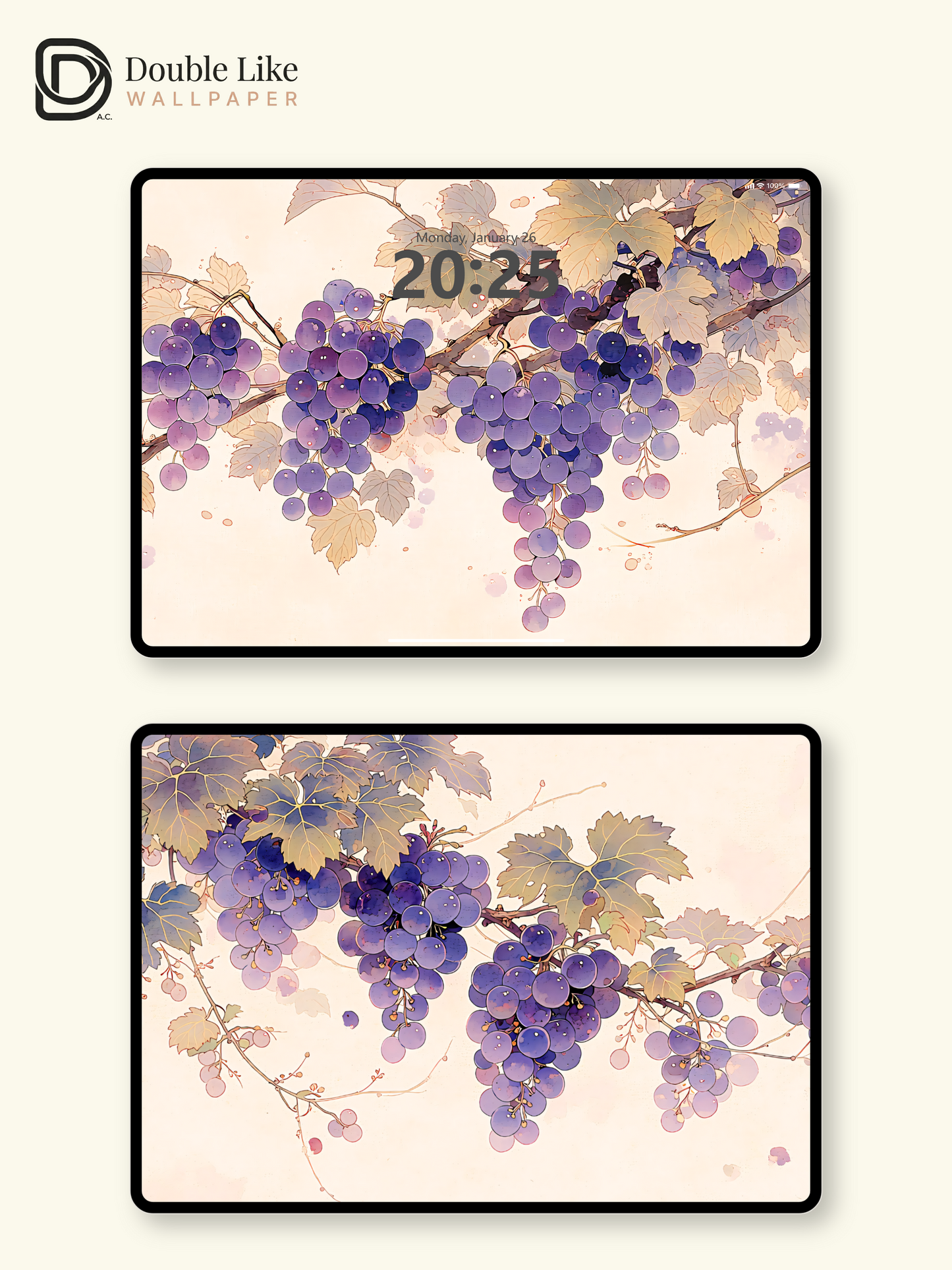 Vol.17 Aesthetic Watercolor City & Botanical Flower Art Wallpaper Pack [#WGP017]